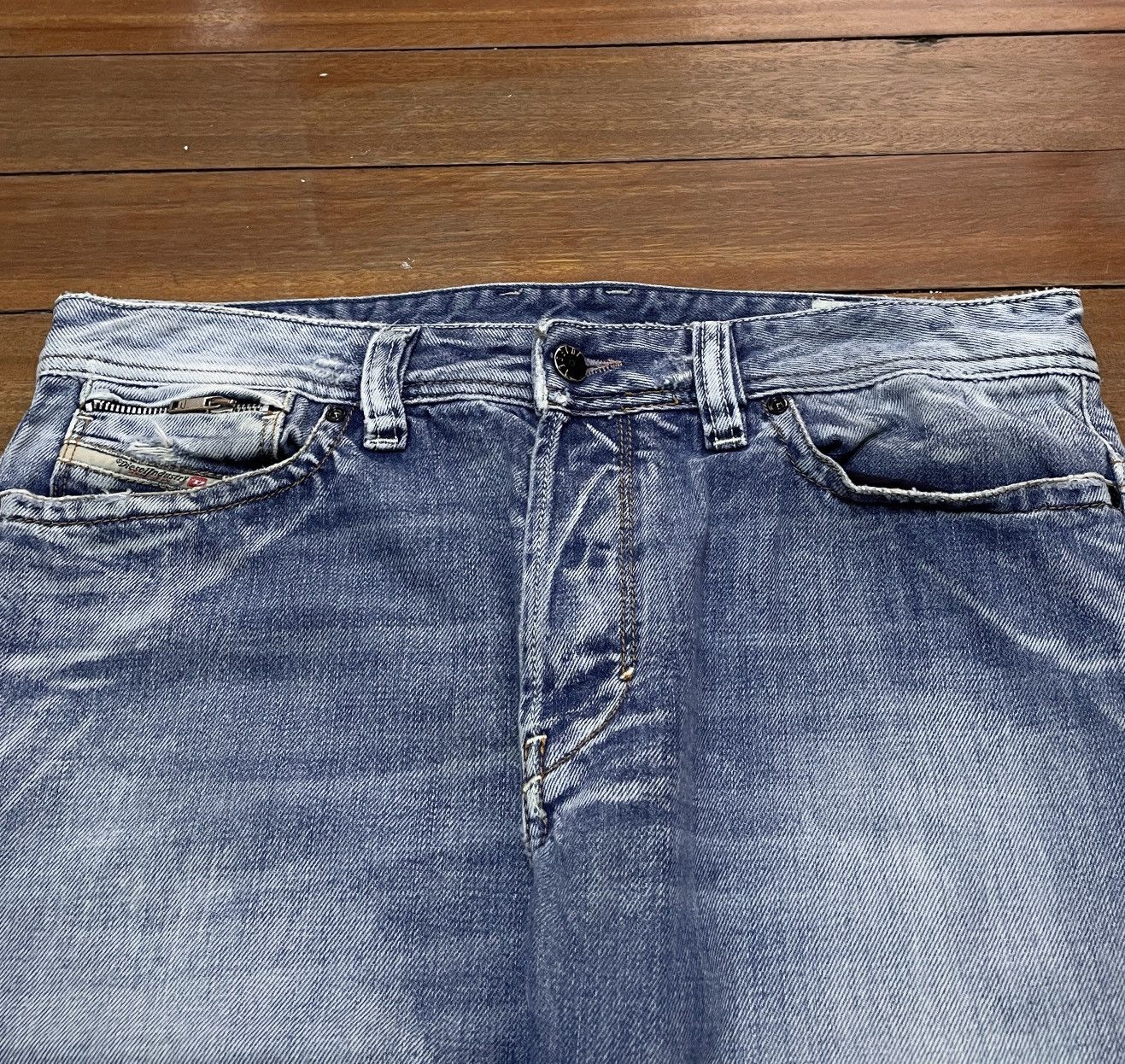 Diesel × Vintage Very Rare Design Vintage Brand Diesel Jeans 1990s Size US 33 - 3 Thumbnail