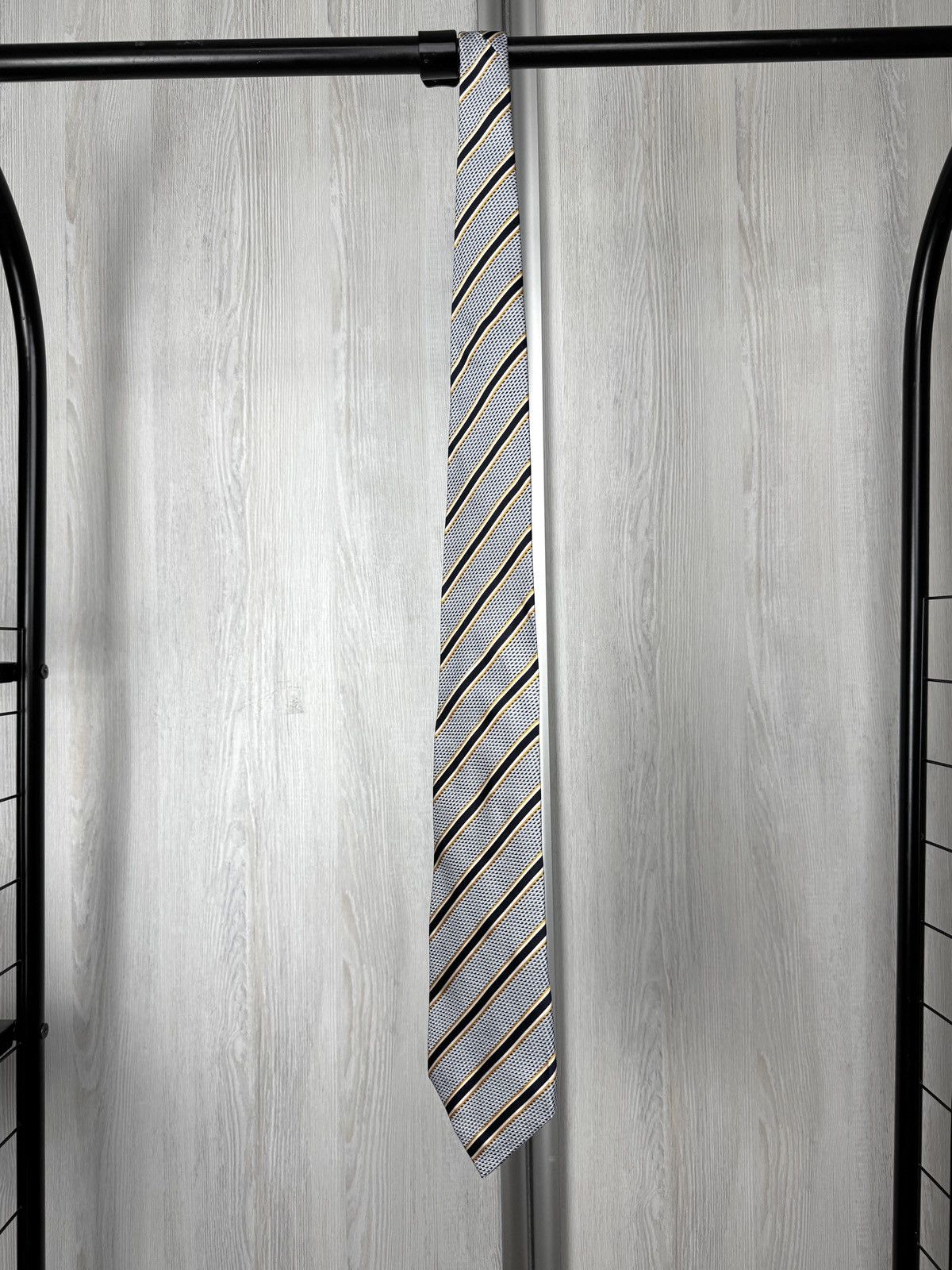 Luigi Borrelli Luigi Borelli Napoli Striped Tie 100% Silk Made In Italy Size ONE SIZE - 2 Thumbnail