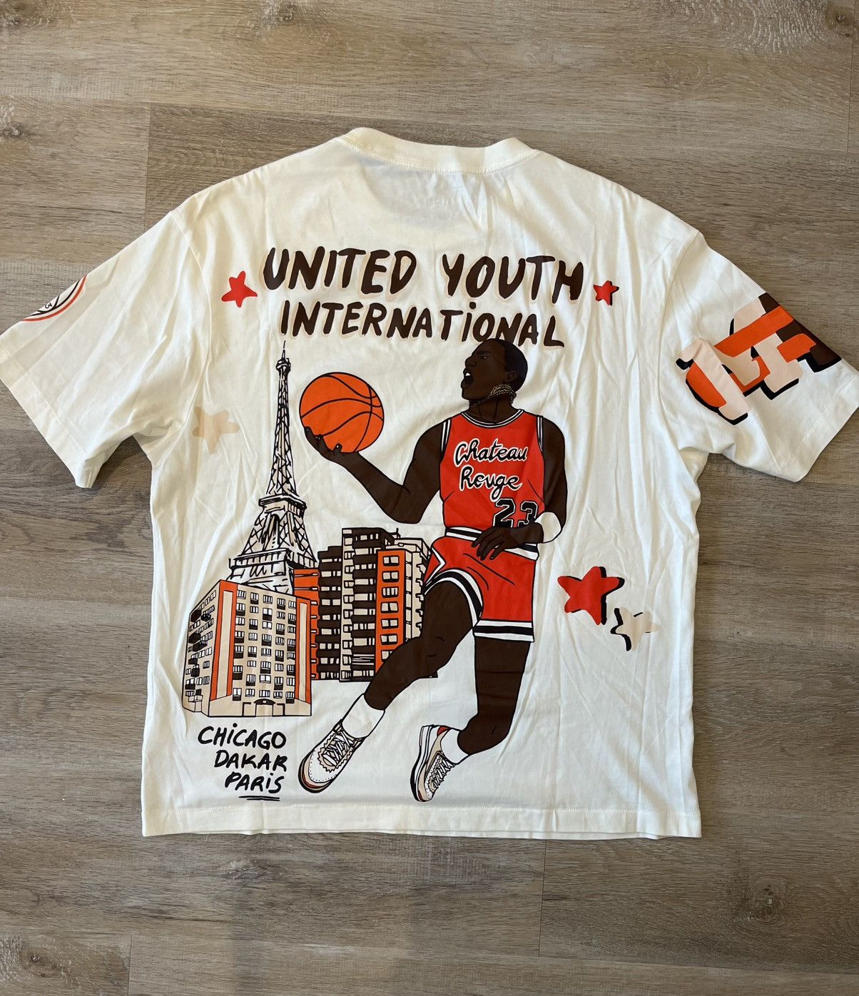 Jordan Brand Tshirt Jordan x Maison Chateau Rouge (size L) Size US L / EU 52-54 / 3 - 8 Thumbnail