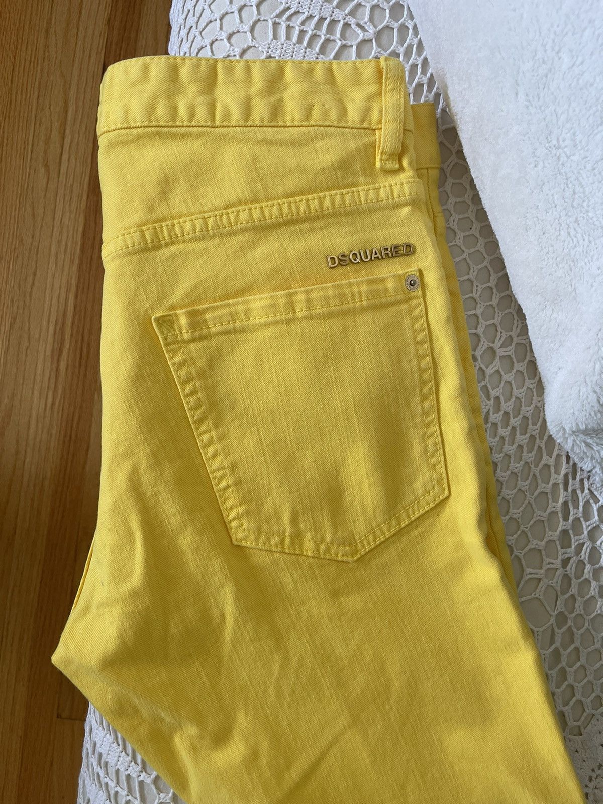 Dsquared2 Dsquared2 Men’s Yellow Jeans Size US 31 - 1 Thumbnail