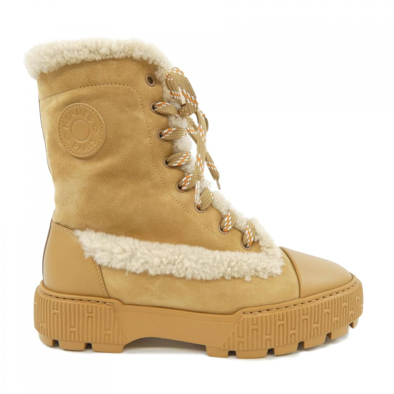 Hermes Hermes Hermès FRESH ANKLE BOOTS Suede Goatskin/Calfskin/Shearling Ankle Boots 37.5 Suede Shoes DUTY FREE for USA Size ONE SIZE - 1 Thumbnail
