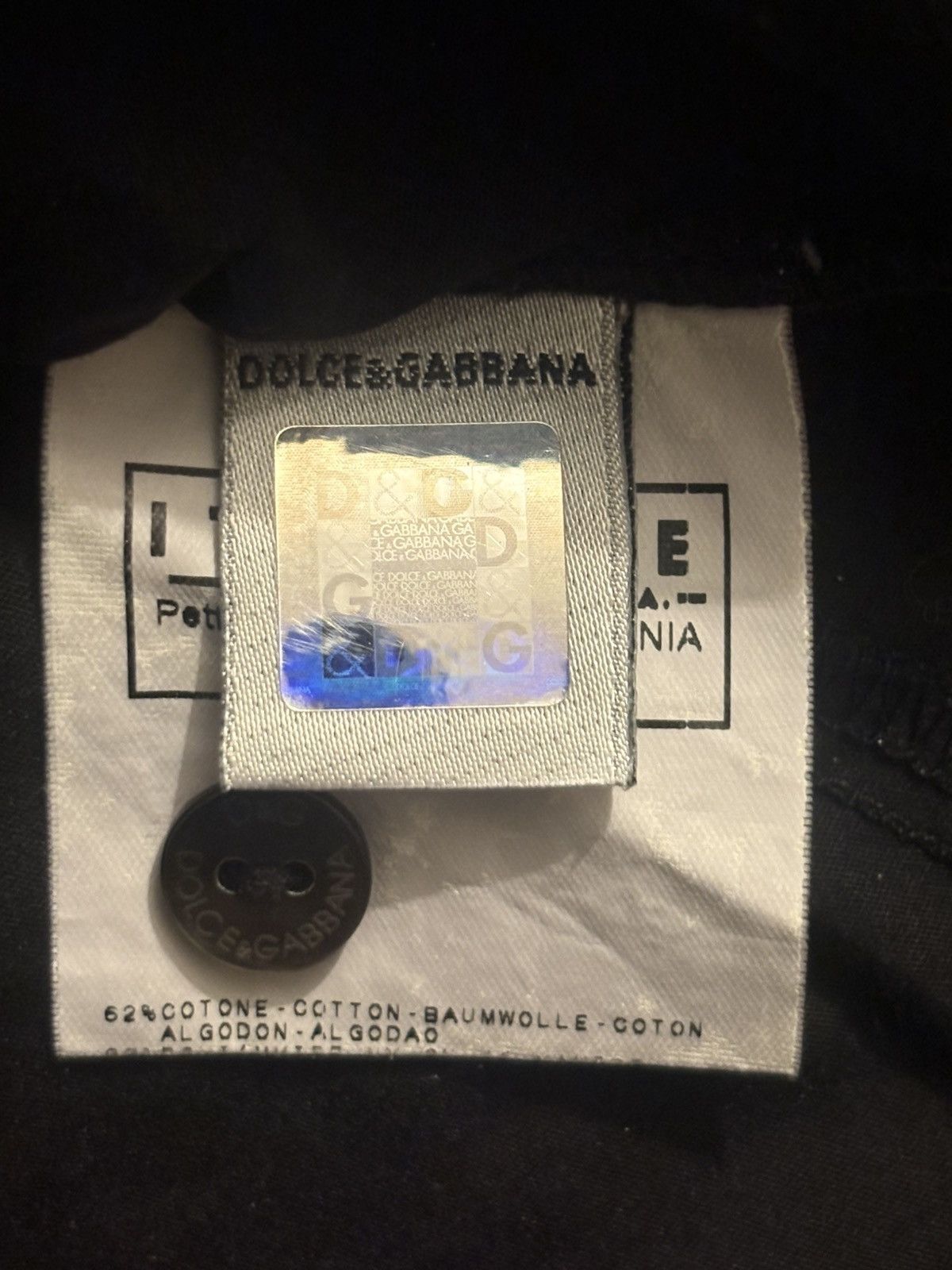 Dolce & Gabbana Dolce & Gabbana Black Shirt Size S Size US S / EU 44-46 / 1 - 5 Thumbnail