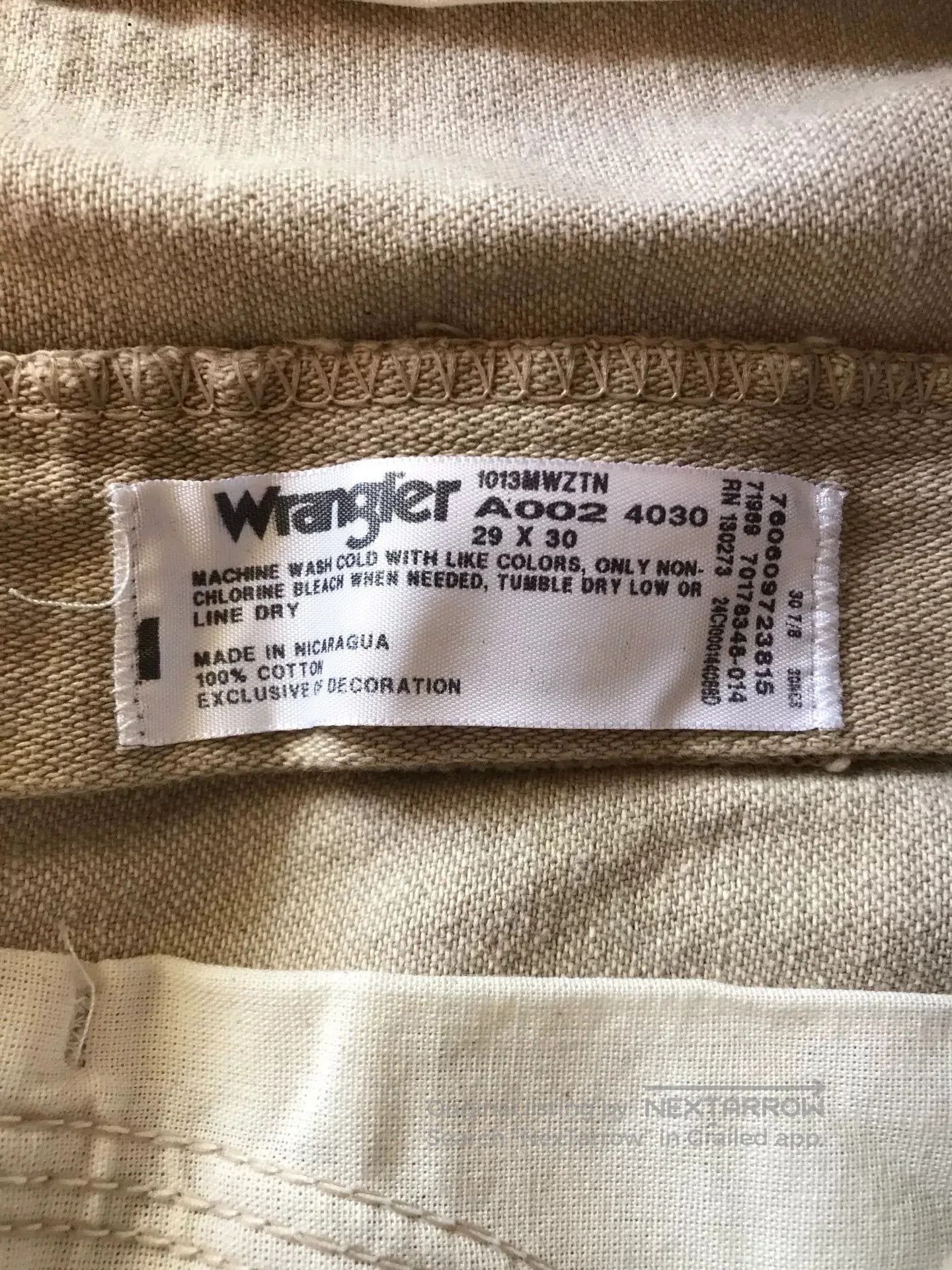 Wrangler Wrangler 13MWZTN Jeans W29L30. Size US 29 - 9 Thumbnail