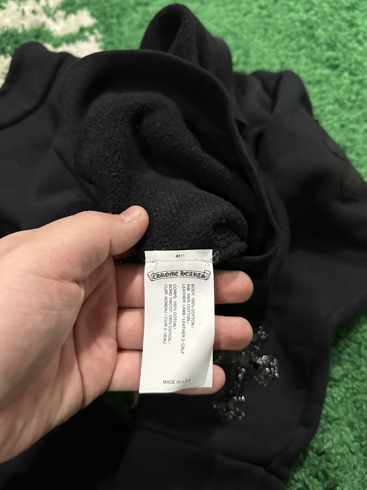Chrome Hearts Chrome Hearts Black Cross Patch Quarter Zip Size US S / EU 44-46 / 1 - 5 Thumbnail