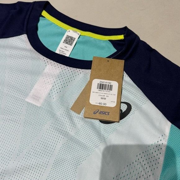 Asics NWT ASICS MEN MATCH ACTIBREEZE SS TOP SZ MEDIUM M Size US M / EU 48-50 / 2 - 2 Thumbnail