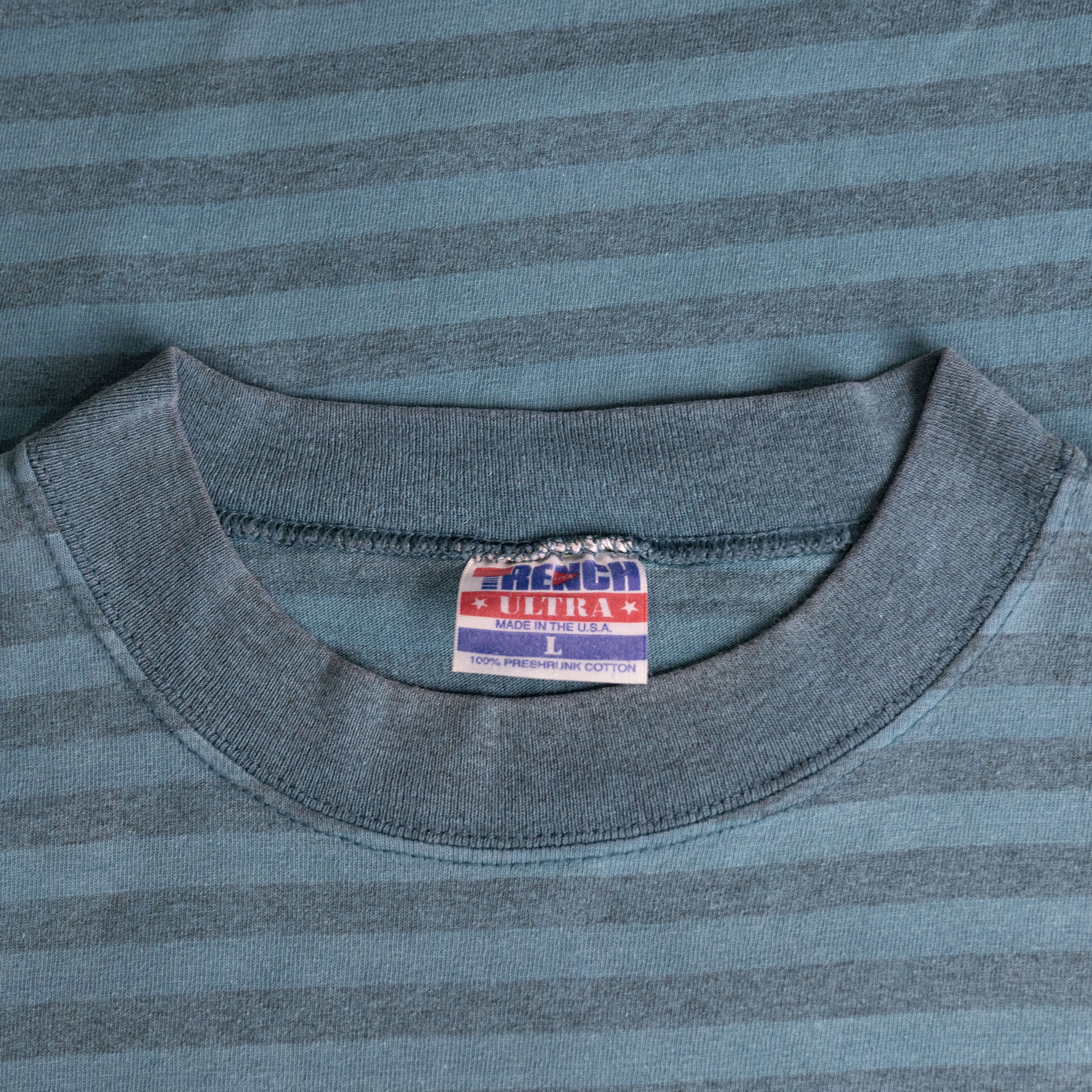 NFL Vintage 1990's Philadelphia Eagles Striped Tee Shirt Size US L / EU 52-54 / 3 - 3 Thumbnail