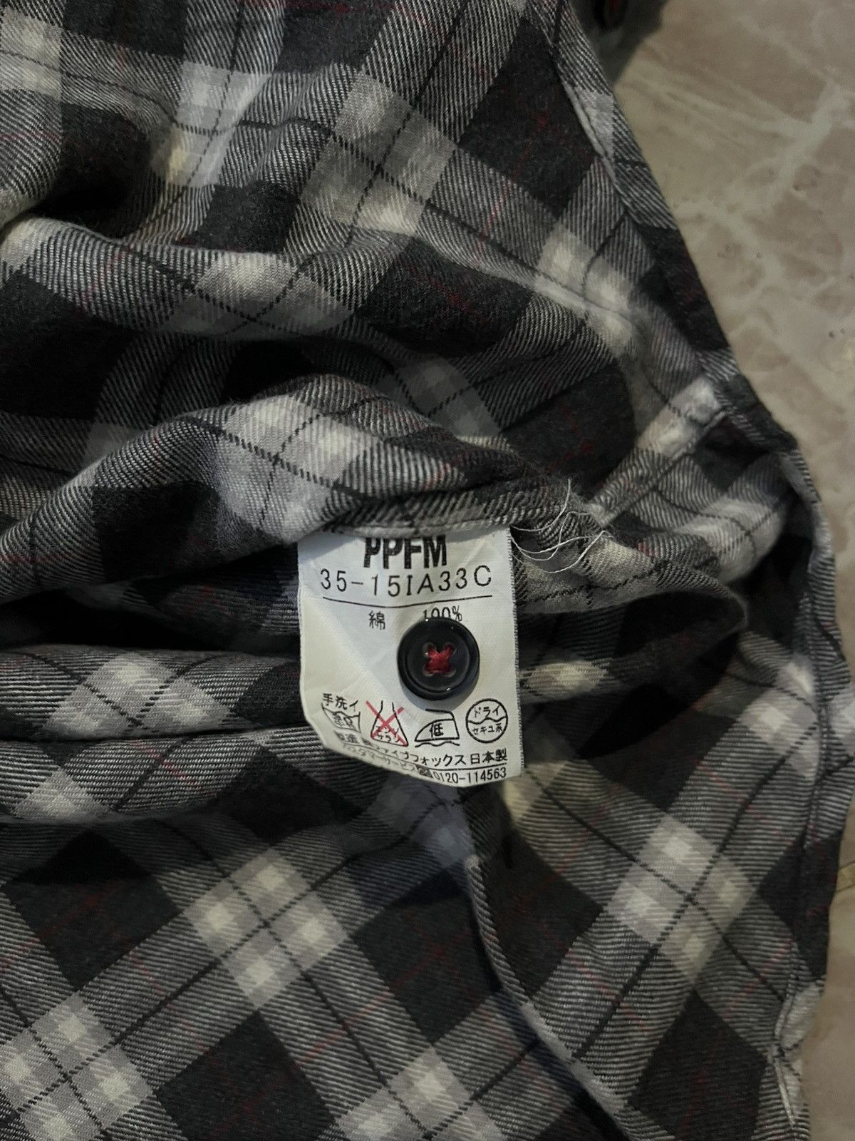 Japanese Brand PPFM Flanel shirt Size M / US 6-8 / IT 42-44 - 5 Thumbnail