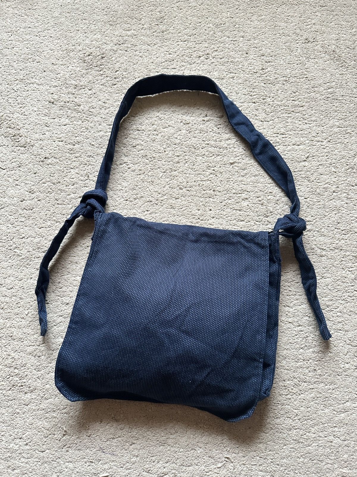 Japanese Brand 1990s Japanese Indigo Zudabukuro Kendo Sling Bag Size ONE SIZE - 5 Thumbnail