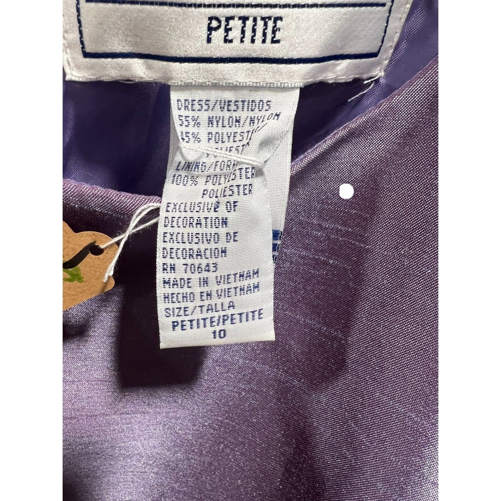 Other Jessica Howard Petite Lavender Embroidered Two-Piece Dress S Size L / US 10 / IT 46 - 5 Thumbnail