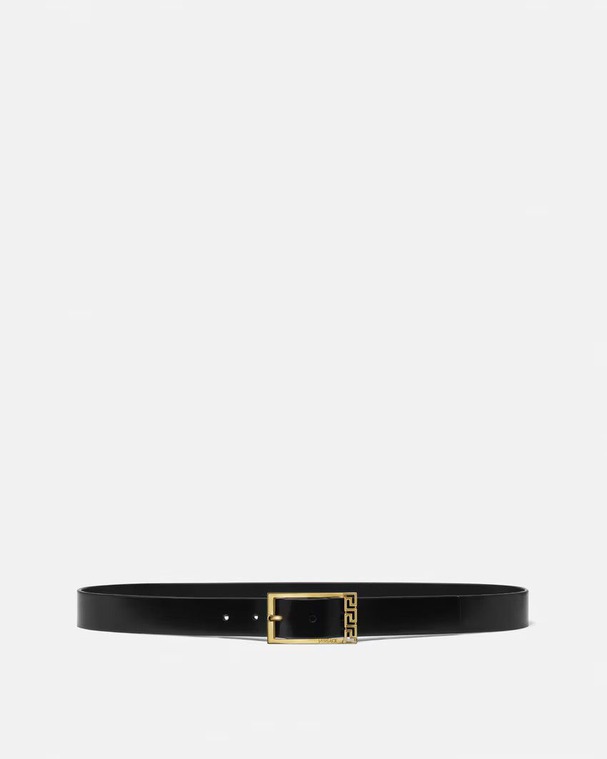 Versace o1s22i1n0125 Size: 105 / Brushed Calfskin Belt in Black Size 40 - 1 Thumbnail