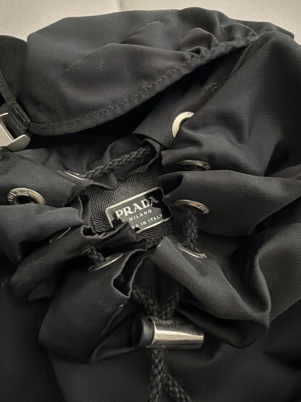Prada Prada Re-Nylon and Saffiano Leather Backpack Size ONE SIZE - 8 Thumbnail