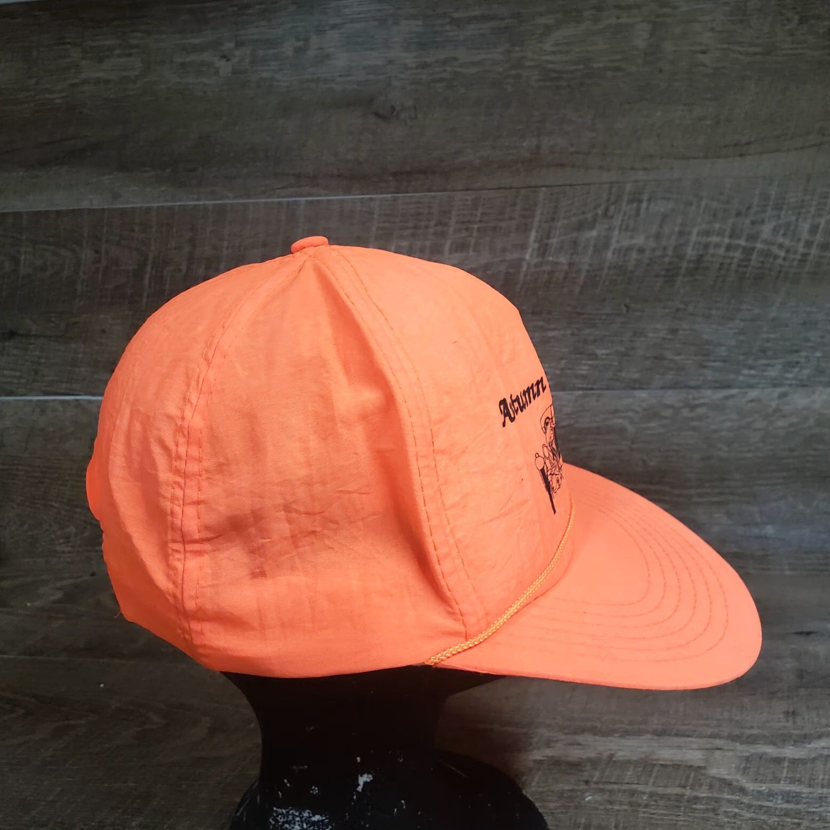 Vintage VINTAGE Hat Morgan Automobiles Group Car Club Autumn Mog XII Adjustable Orange Men Hat Cap Size ONE SIZE - 3 Thumbnail