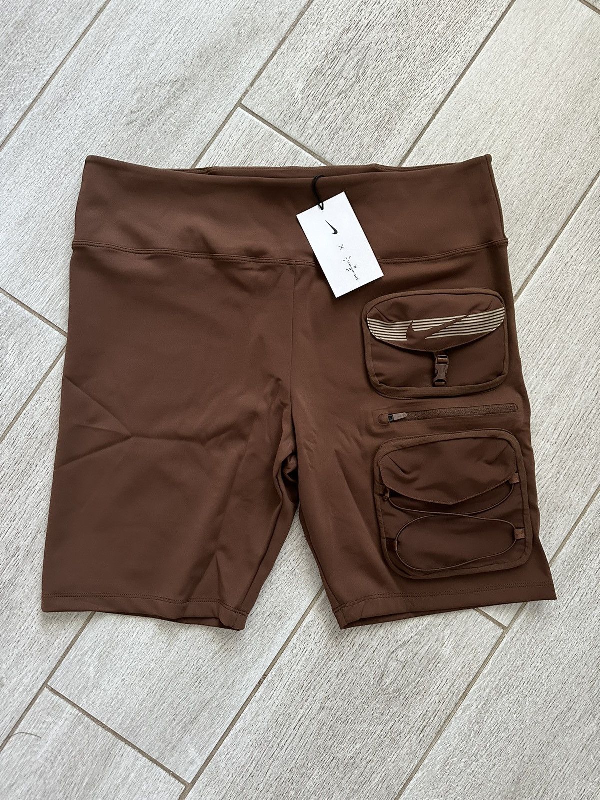 Nike × Travis Scott Cactus Jack by Travis Scott x Nike NRG BH Women’s Shorts Size 38" / US 16 / IT 52 - 8 Thumbnail