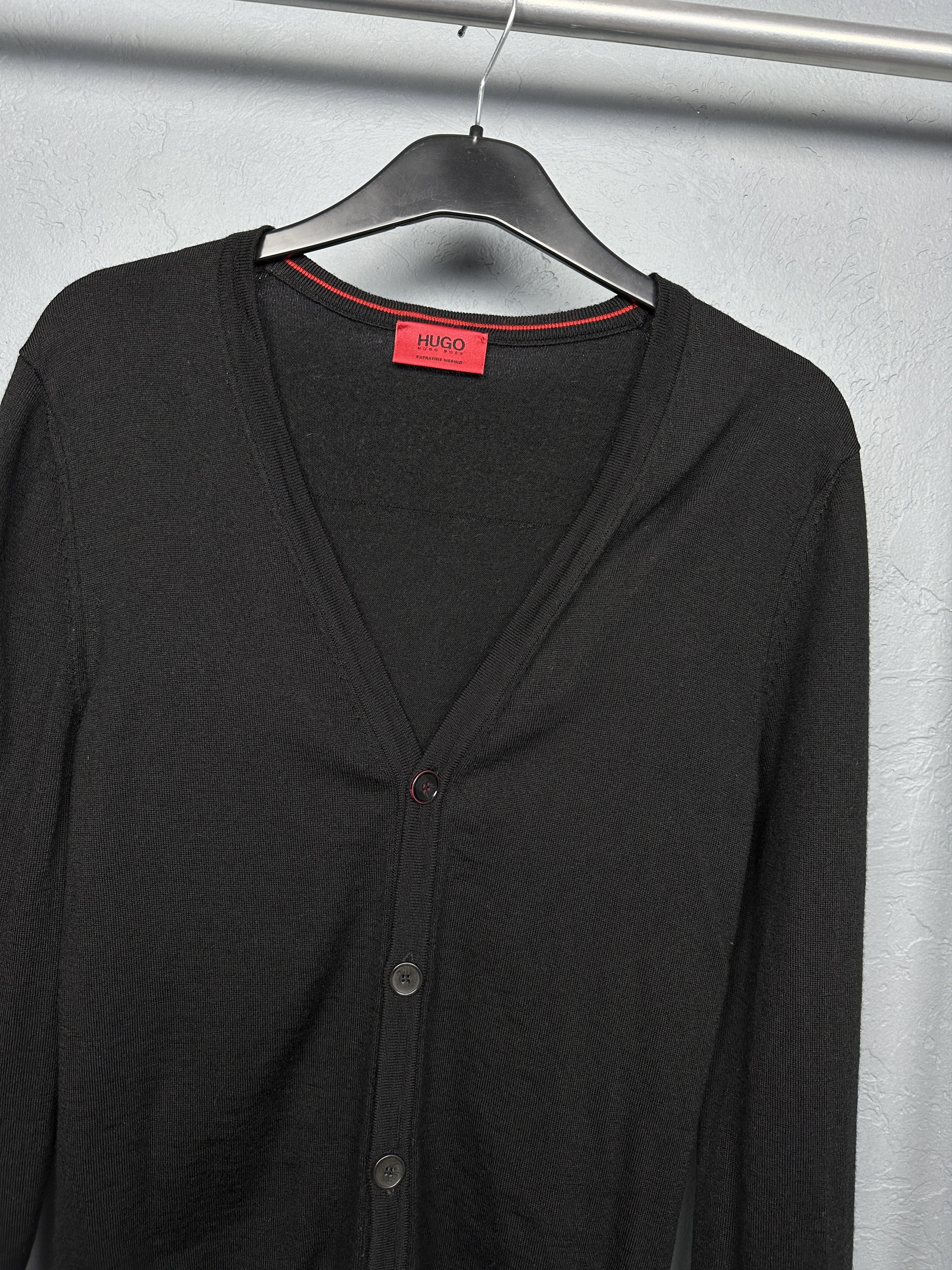 Hugo Boss Hugo Boss Mens Merino Wool Cardigan Sweater Size US M / EU 48-50 / 2 - 2 Thumbnail