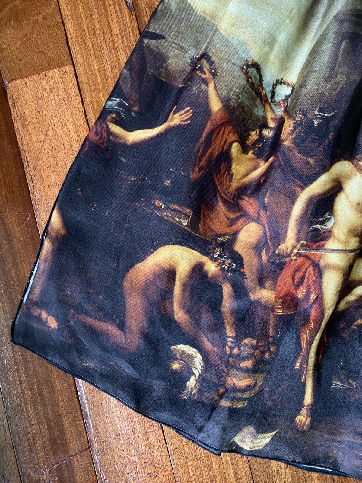 Dolce & Gabbana Alta Moda 2019- D&G- Leonidas at Thermopylae Print Skirt Size 27" / US 4 / IT 40 - 6 Thumbnail