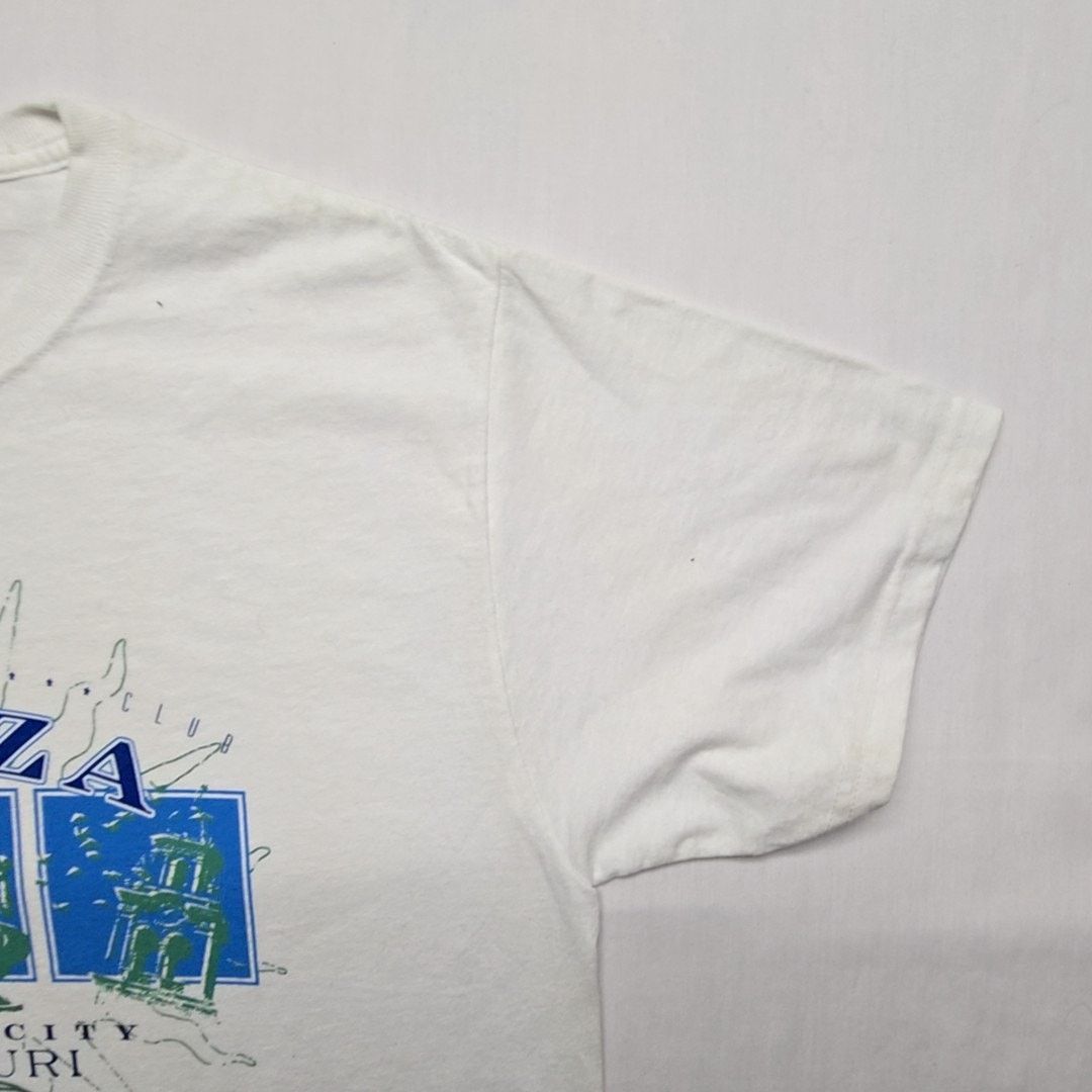 Jerzees Vintage Kansas City Plaza Shirt White Missouri Medium Tee Size US M / EU 48-50 / 2 - 5 Thumbnail