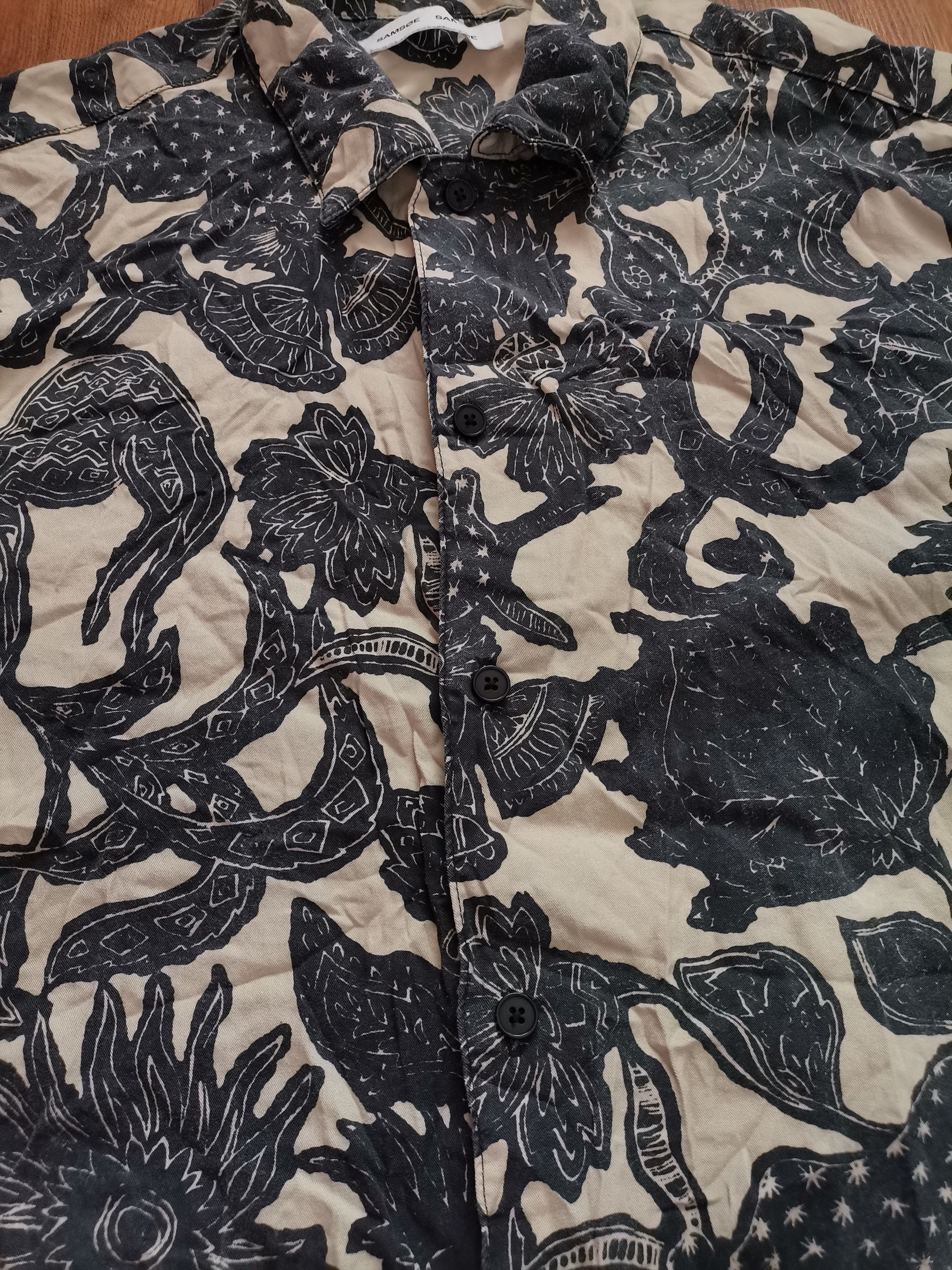 Samsoe Samsoe Samsoe Samsoe Floral Shirt Size US XL / EU 56 / 4 - 2 Thumbnail