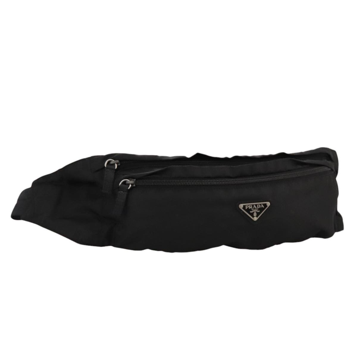 Prada Tessuto Black Synthetic Shoulder Bag (Pre-Owned) Size ONE SIZE - 1 Thumbnail