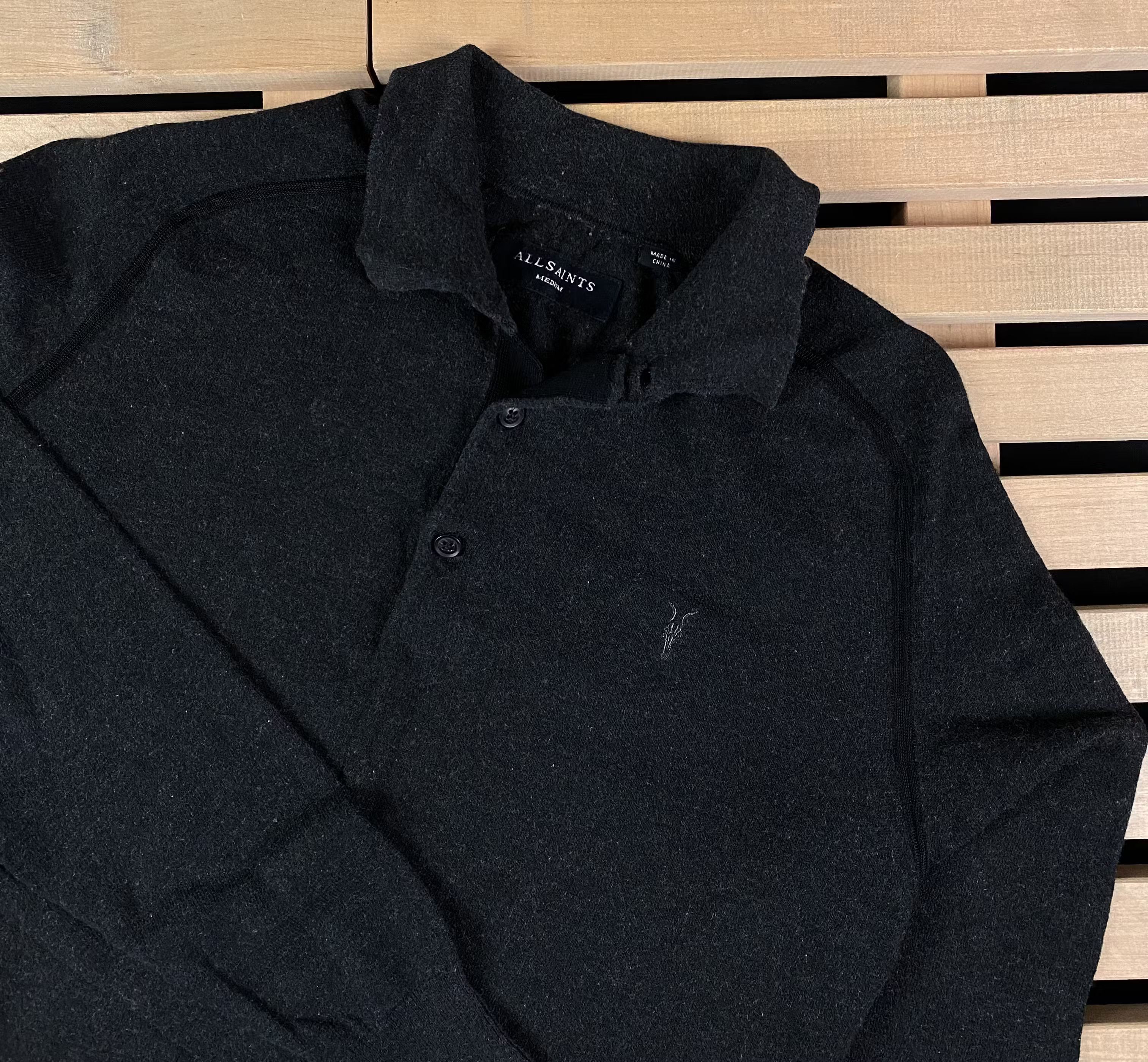 Allsaints Mens Jumper Long Sleeve Allsaints Size M Size US M / EU 48-50 / 2 - 2 Thumbnail