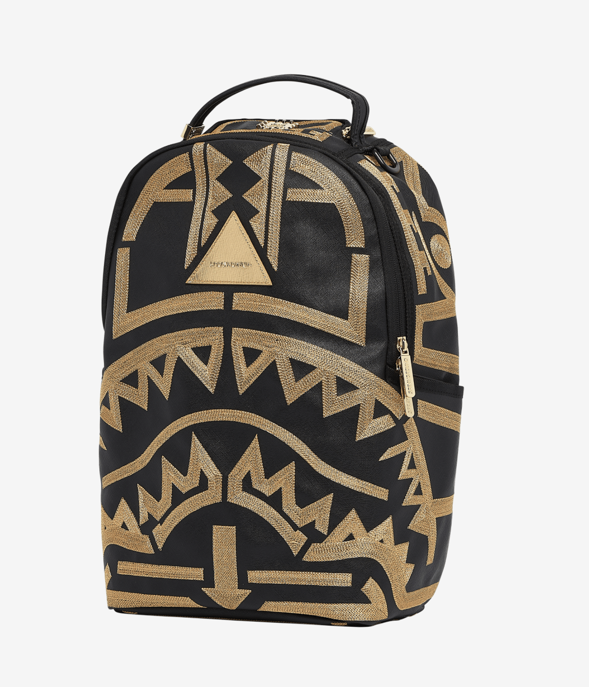 image of Sprayground Sharkmouth Backpack Black/gold, Men's