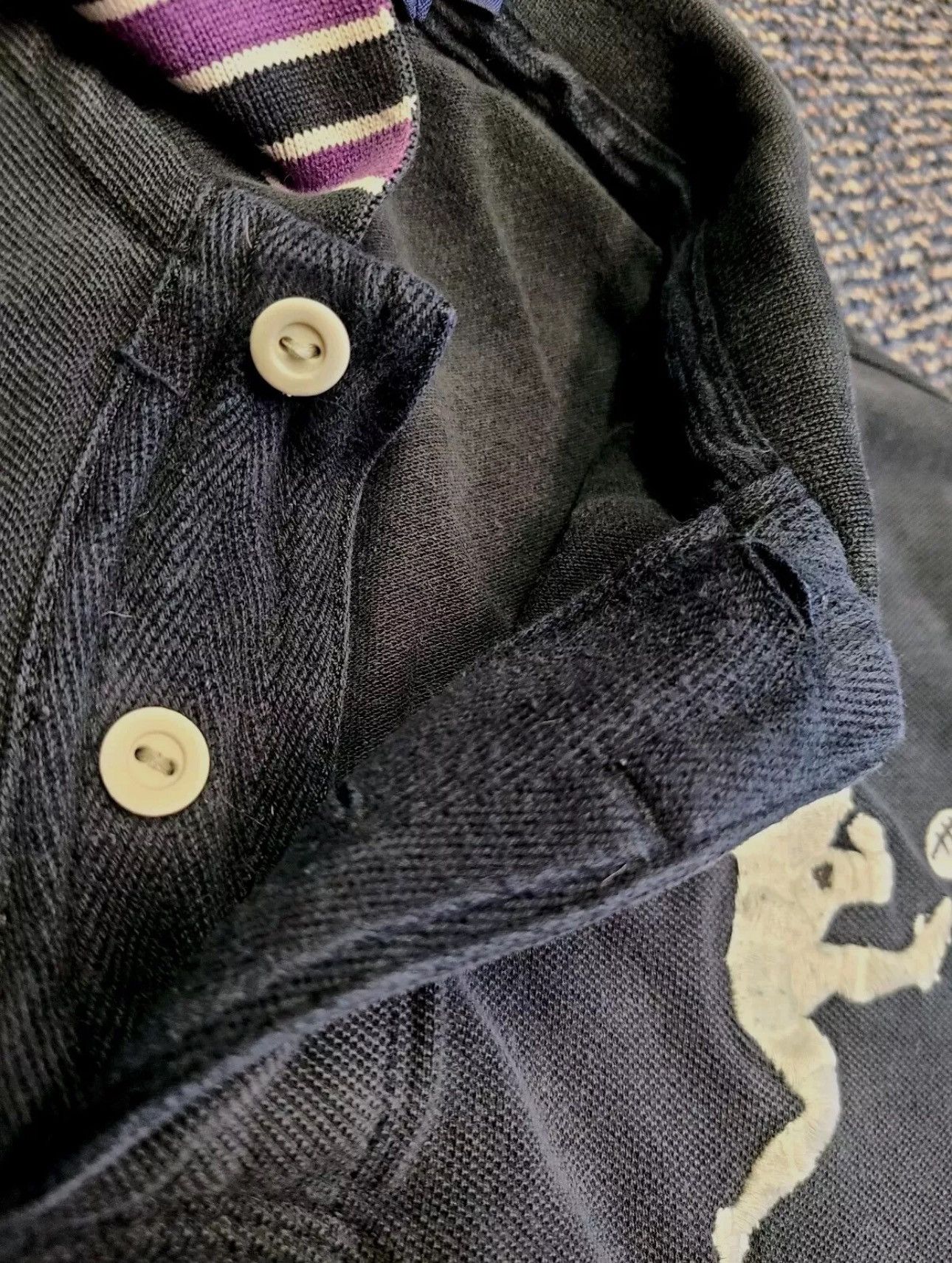 Polo Ralph Lauren × Ralph Lauren × Rugby Ralph Lauren Polo Rugby Kicker Ralph Lauren Shirt (RARE) Size US L / EU 52-54 / 3 - 5 Thumbnail