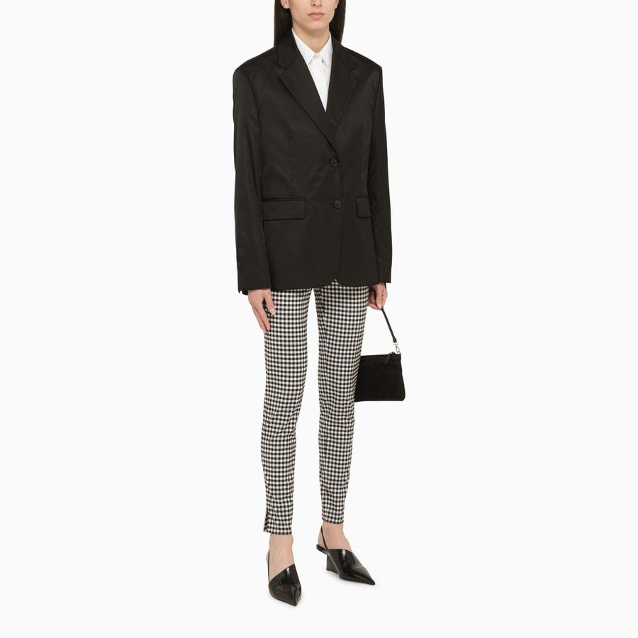 Prada o1d2blof0924 Blazer in Black Size S / US 4 / IT 40 - 2 Thumbnail