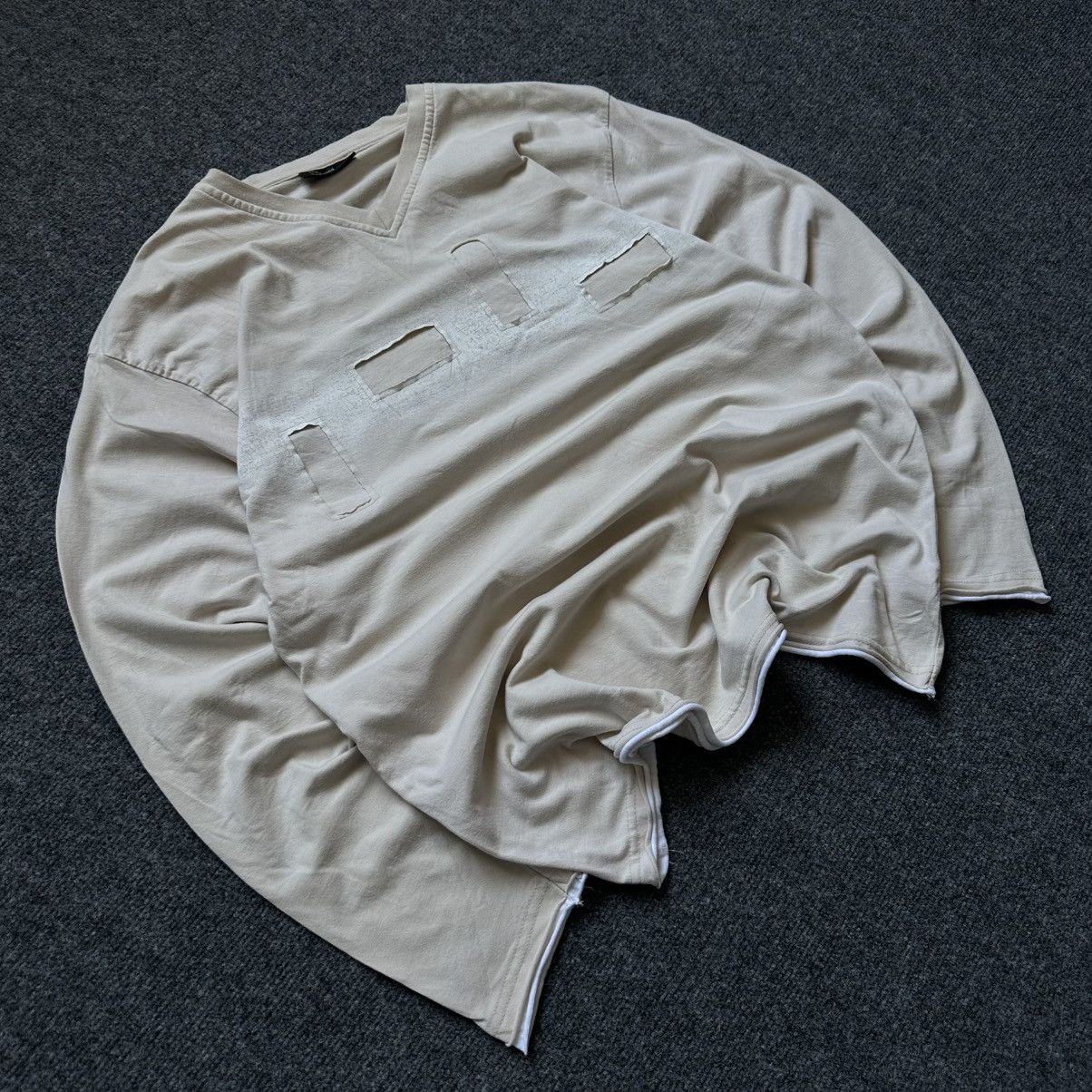 If Six Was Nine VTG Japanese Style Long-sleeve T-shirts Grunge Avantgarde Size US XL / EU 56 / 4 - 2 Thumbnail