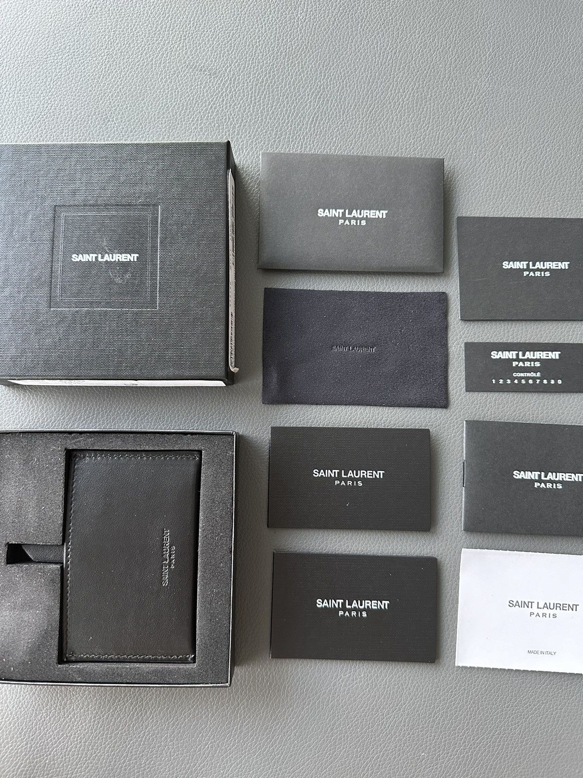 Hedi Slimane × Saint Laurent Paris × Yves Saint Laurent Brand New Saint Laurent Wallet Cardholder Size ONE SIZE - 12 Thumbnail