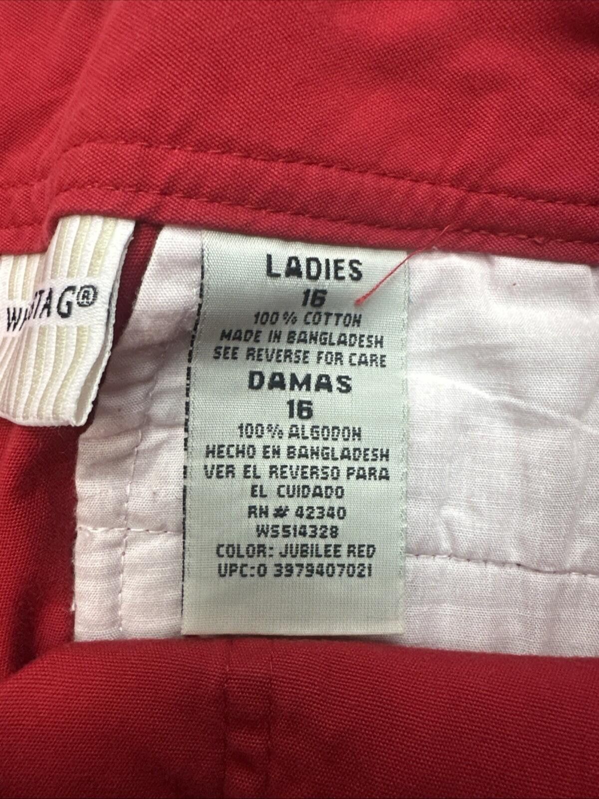 Other White Stag Red Bermuda Shorts Size 16 Size 38" / US 16 / IT 52 - 3 Thumbnail