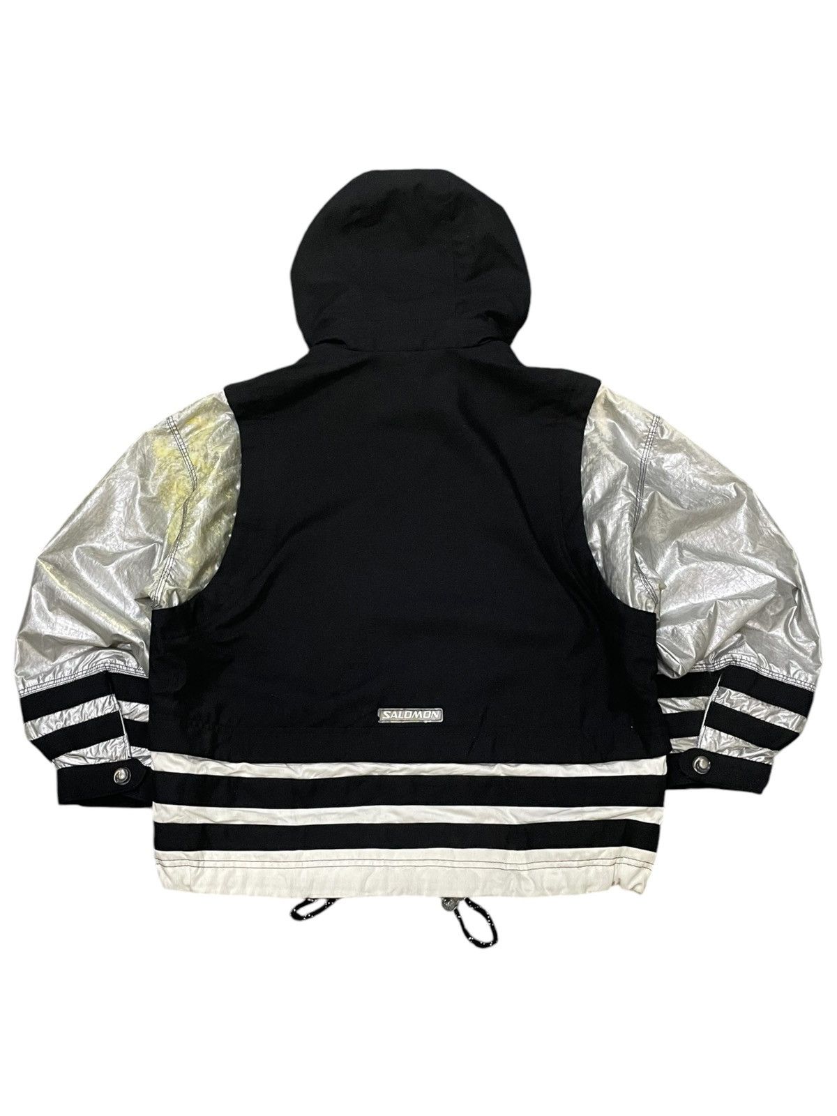 Salomon Vintage Salomon Astro Reflective Silver Coated Boxy Jacket Size US M / EU 48-50 / 2 - 2 Thumbnail