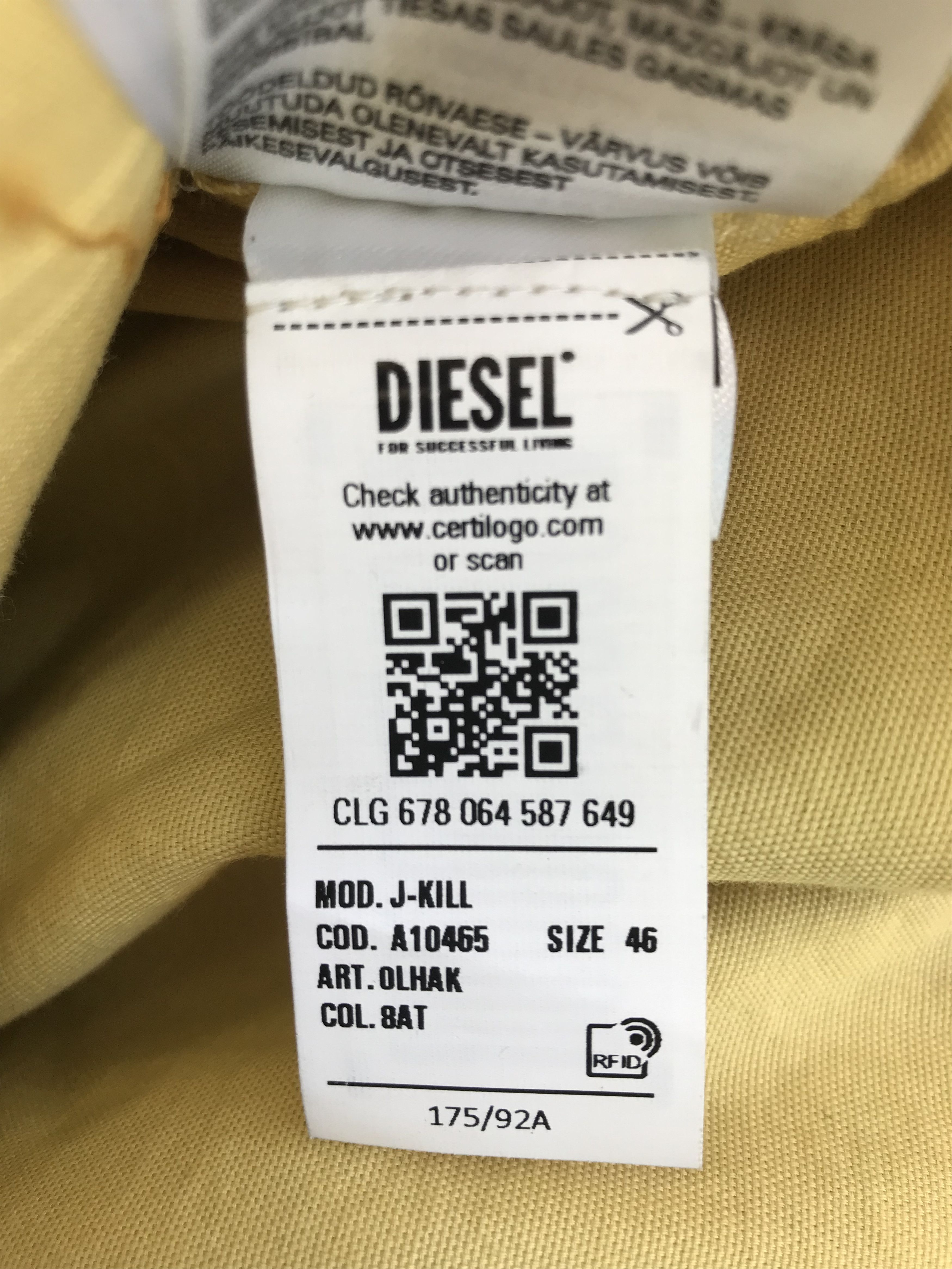 Diesel Diesel Varsity Jacket Vintage Wash Size US S / EU 44-46 / 1 - 3 Thumbnail