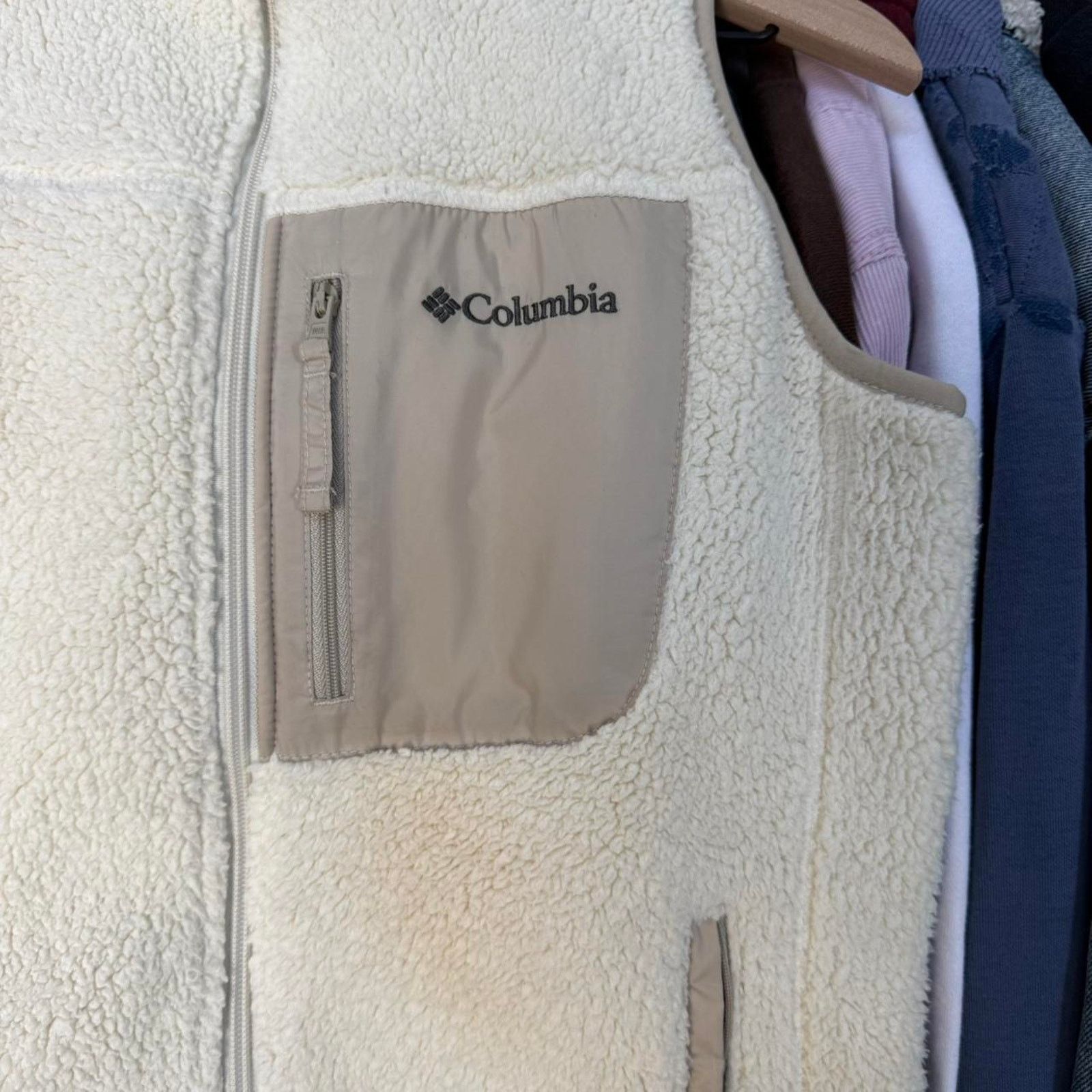 Columbia Women's High Quality Columbia Soft Fleece Zip Up Vest Size XS / US 0-2 / IT 36-38 - 3 Thumbnail