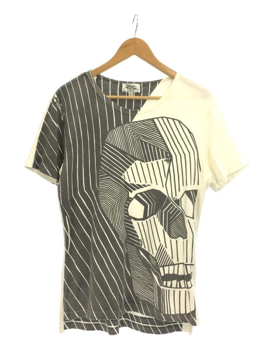 image of Vivienne Westwood Skull T-Shirt in White, Men's (Size Small)