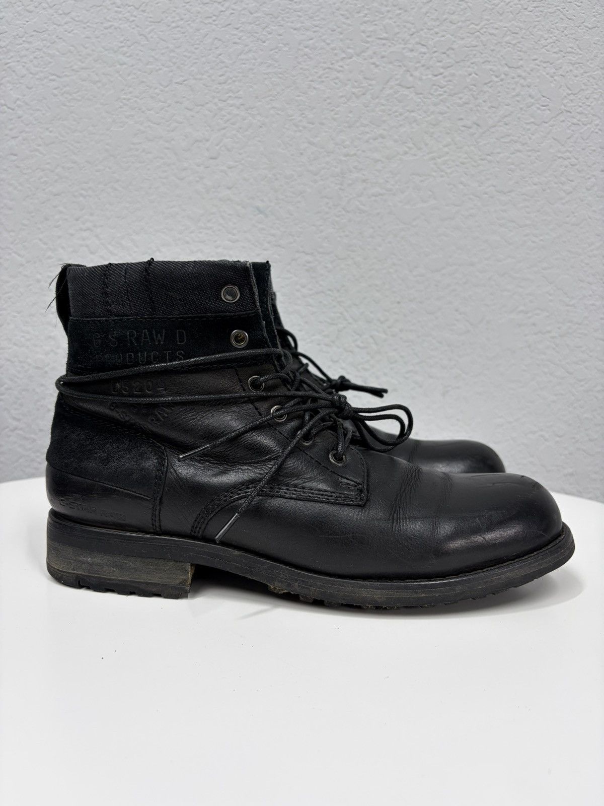 Hedi Slimane Vintage 00s Guidi CCP Style Distressed Leather Biker Boots Size US 9 / EU 42 - 4 Thumbnail
