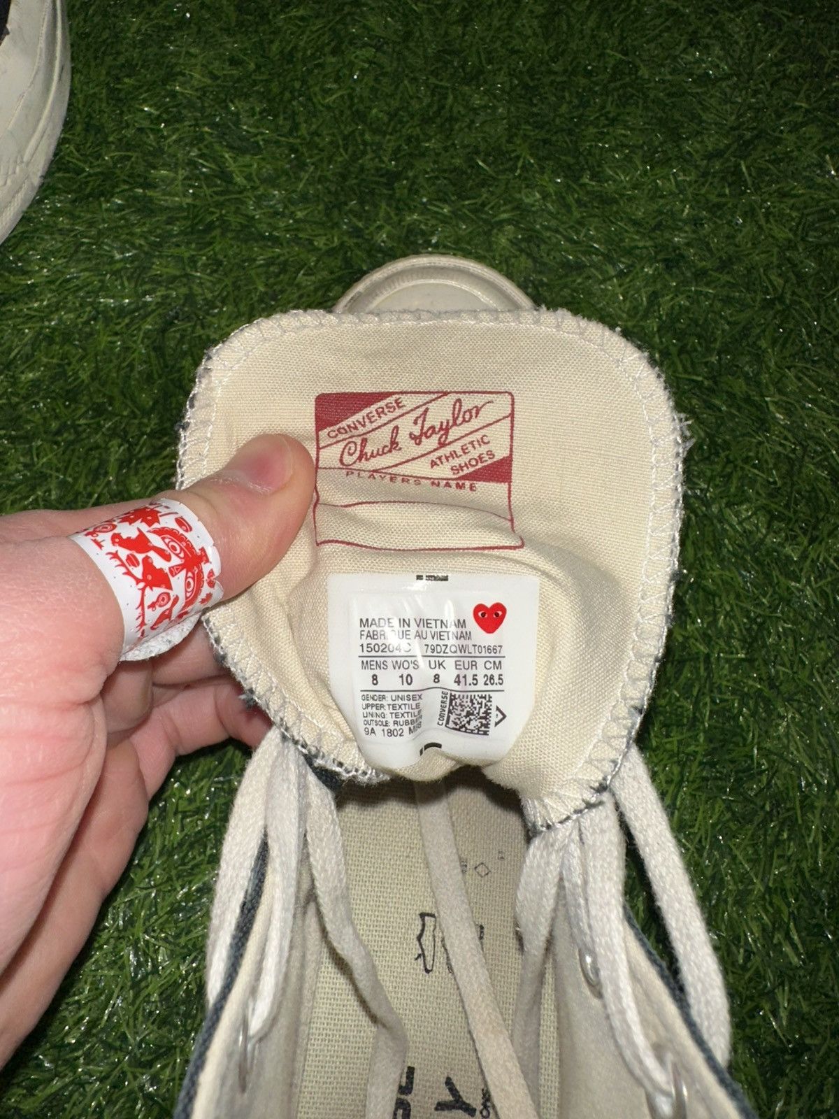 Comme des Garcons × Converse Cdg Comme Des Garçons Heart Converse Size 8 Size US 8 / EU 41 - 7 Thumbnail