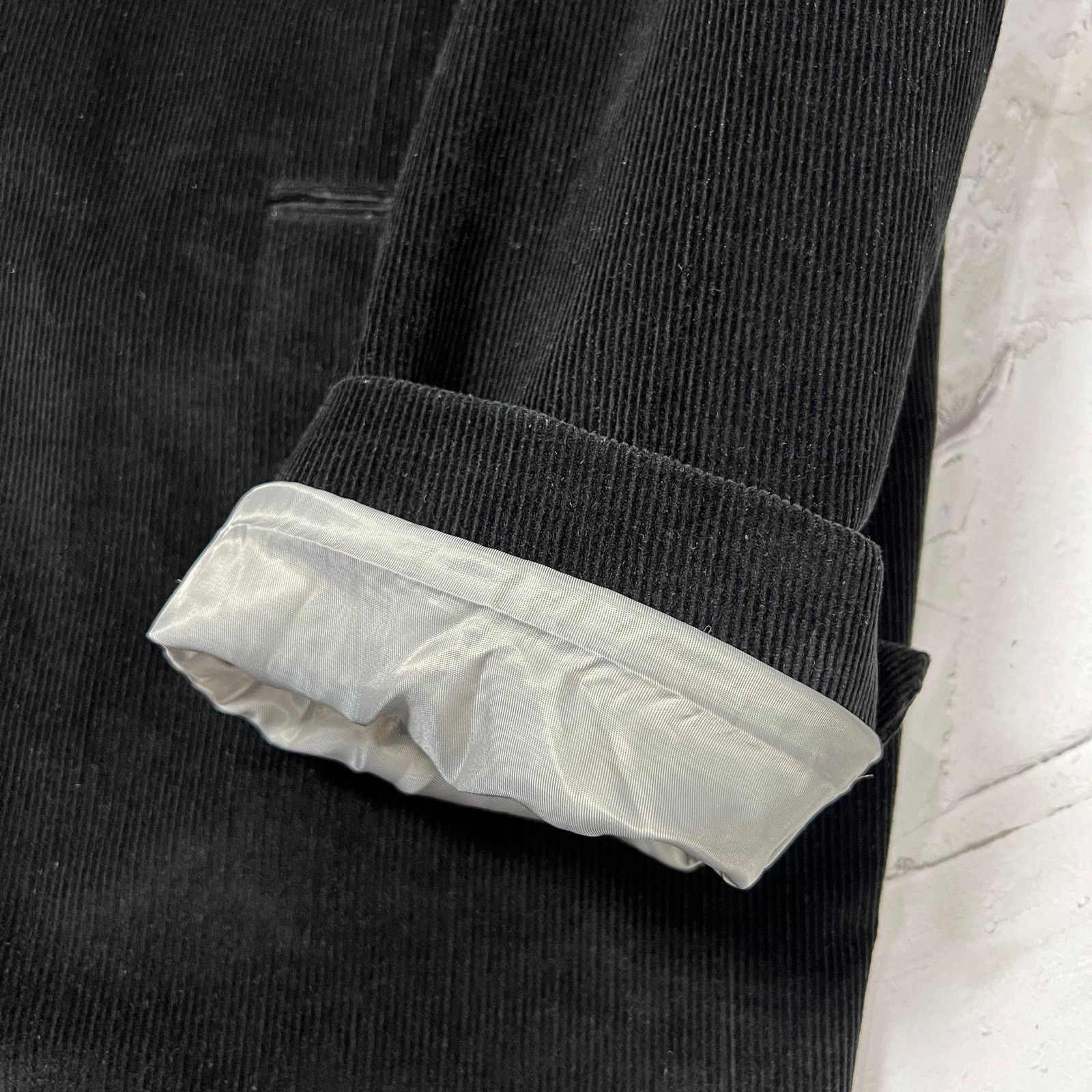 Hart Schaffner Marx Hart Schaffner Marx Corduroy Blazer Black 48L Size 48L - 4 Thumbnail