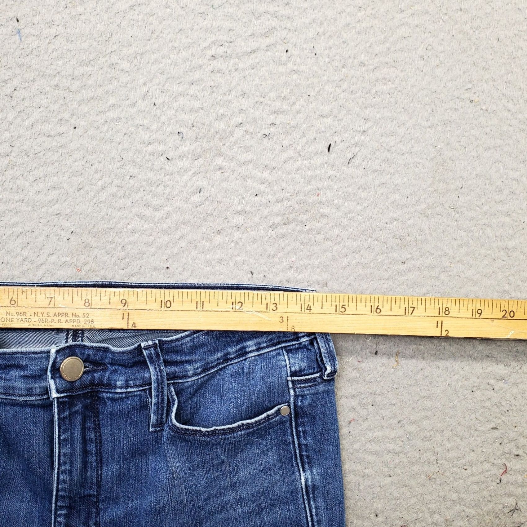 Athleta Athleta Womens 4 Jeans Blue Denim Stretch Skinny 5-Pocket Regular Inseam 29" | Size 4 | Vintage No | Outdoor Theme Size 27" / US 4 / IT 40 - 6 Thumbnail