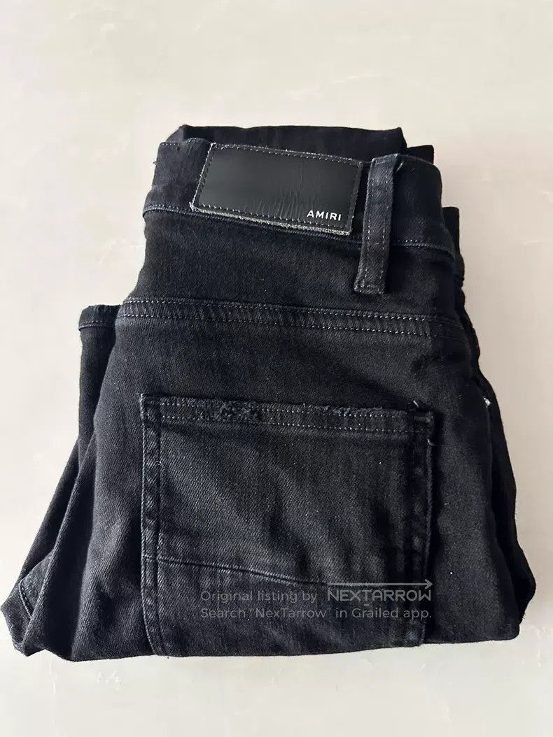Amiri Amiri Black ripped slim-fit denim jeans Size US 29 - 6 Thumbnail