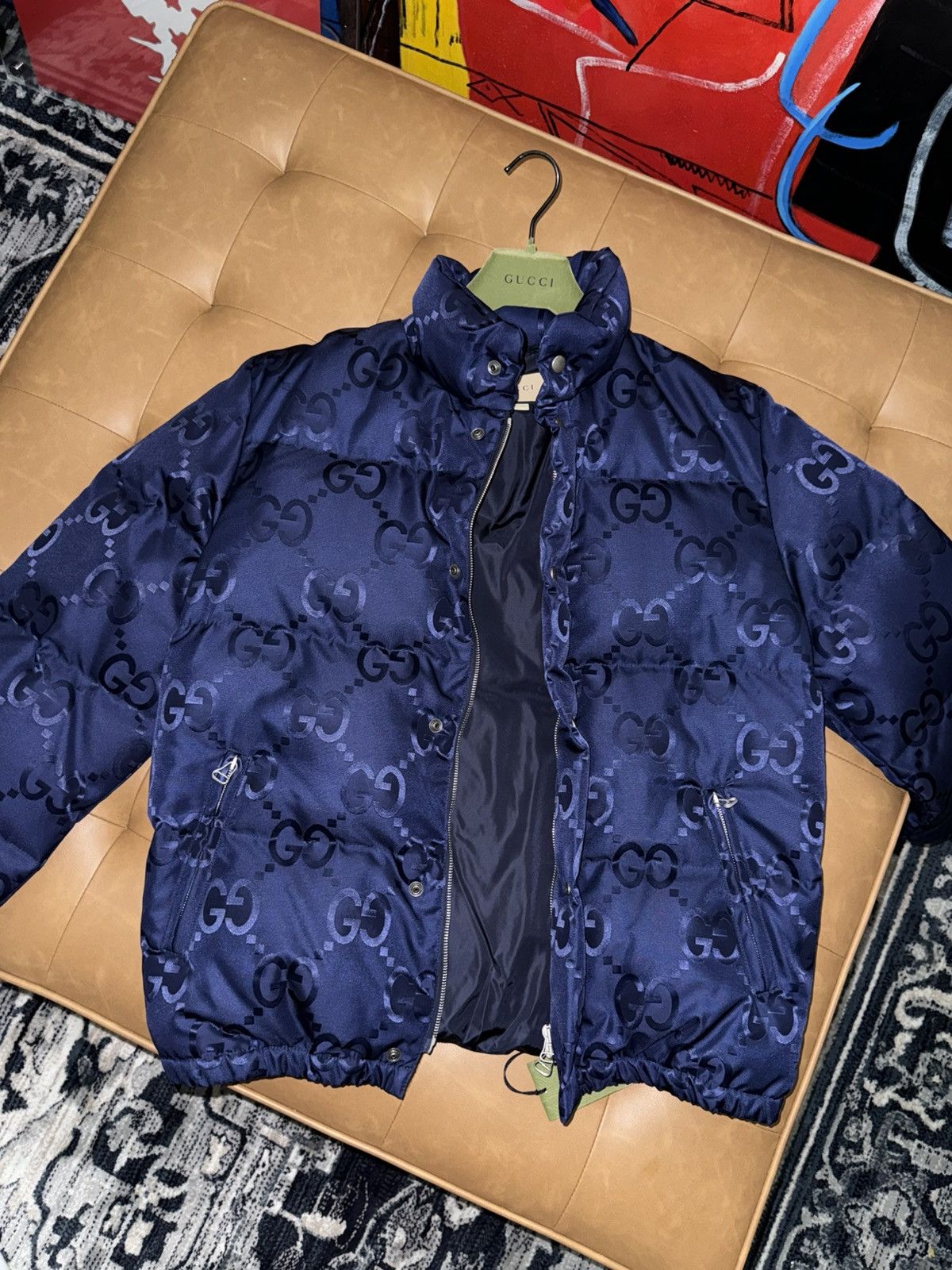 Gucci Gucci jumbo logo jacket 54 Size US L / EU 52-54 / 3 - 1 Thumbnail
