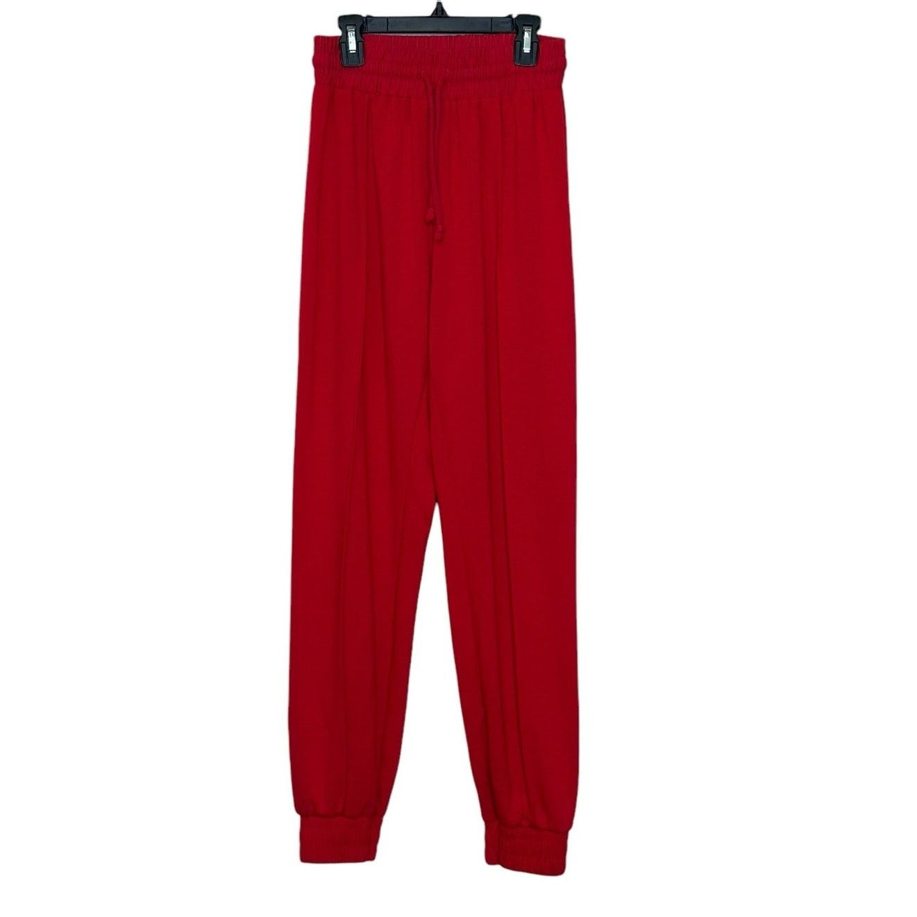 Zara Zara red pull on sweatpants size Small Size 30" / US 8 / IT 44 - 1 Thumbnail
