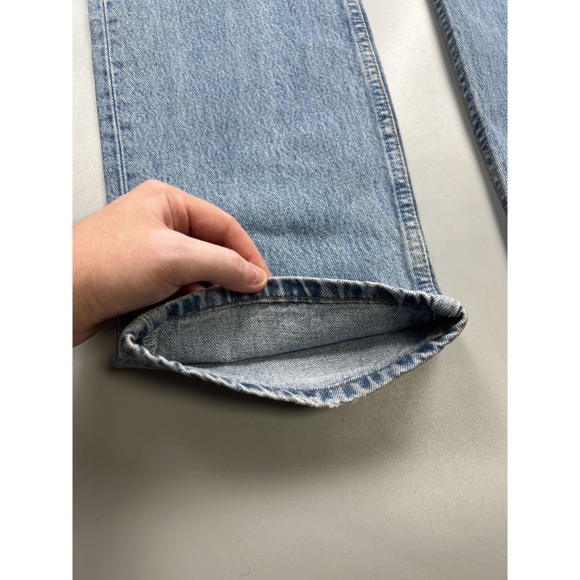 Levi's Levi’s 501 Light Wash Denim Jeans Pants (Y0889) Size US 34 / EU 50 - 2 Thumbnail