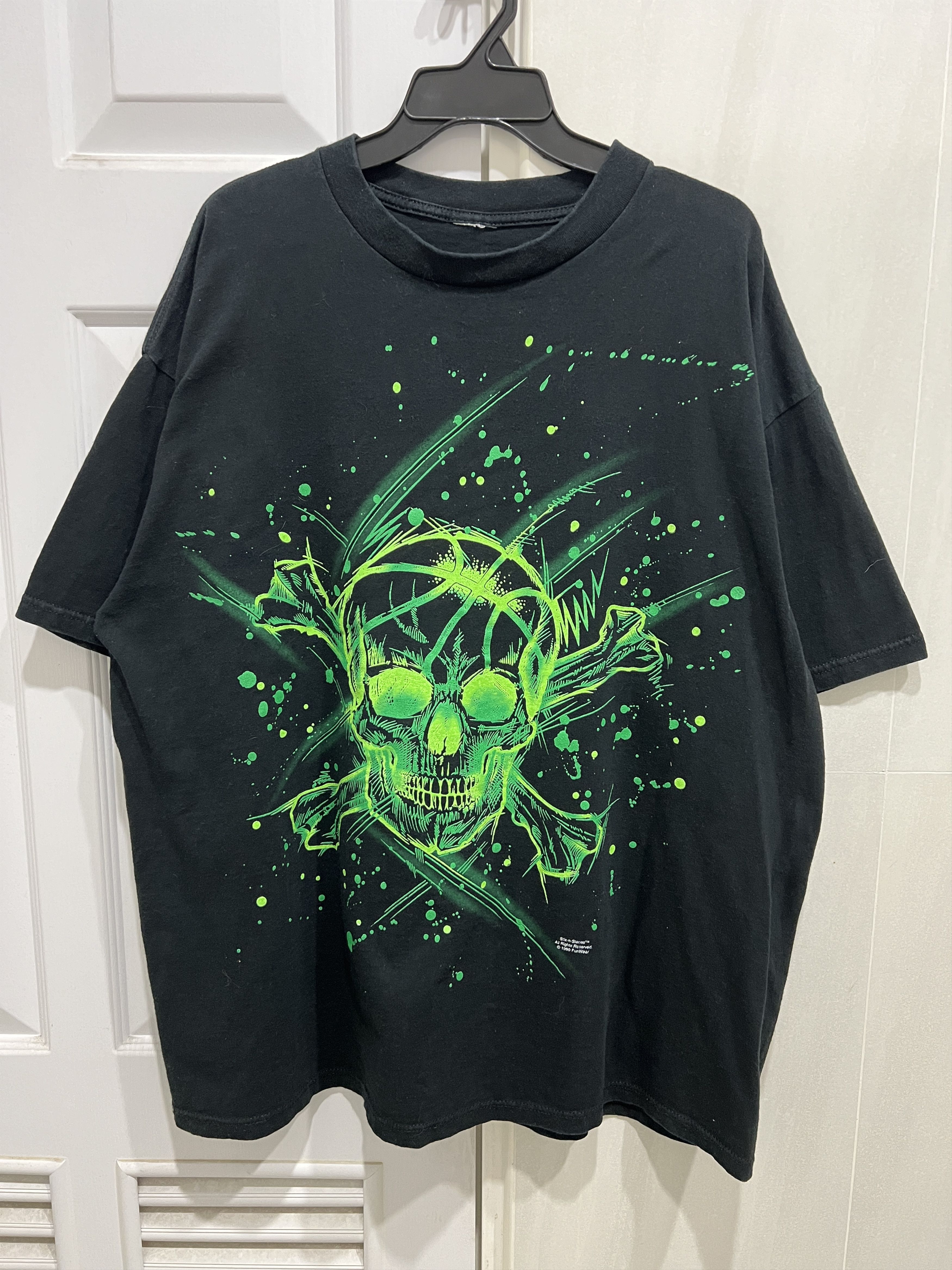 NBA Vintage 90s Stix-n-Stones Basketball Skull Graphic Tee 2XL Size US XXL / EU 58 / 5 - 3 Thumbnail