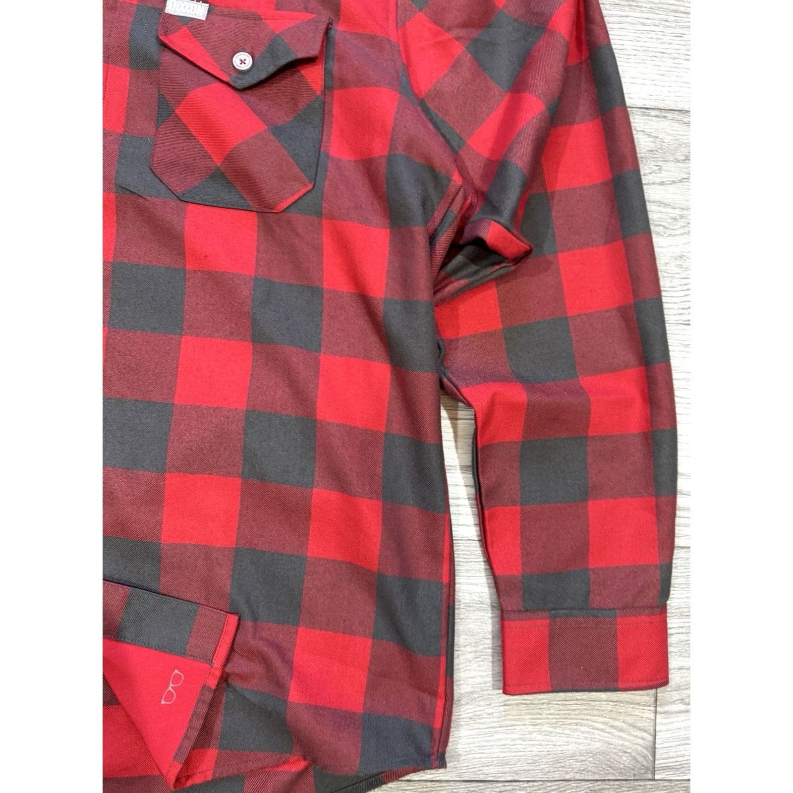 Vintage Dixxon Fifty Fifty Flannel Red Buffalo Plaid Button Down Shirt Mens Size Large Size US L / EU 52-54 / 3 - 7 Thumbnail