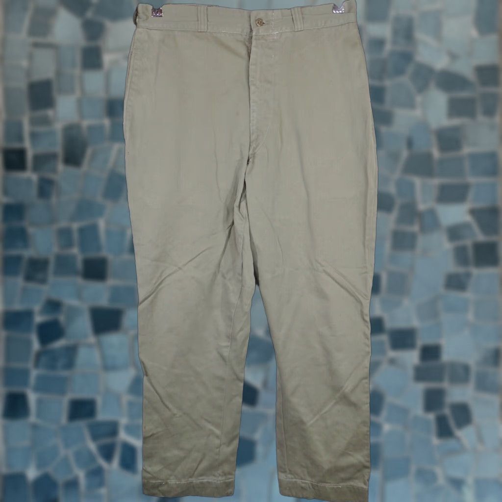 60s US ARMY military chino pants 28×29 Vintage 60s US Army