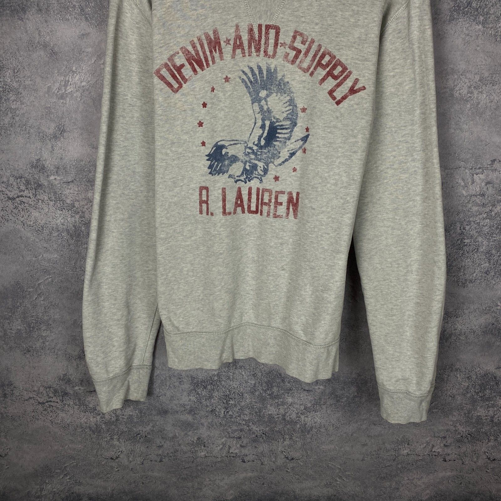 Denim & Supply Ralph Lauren Denim And Supply Ralph Lauren Sweatshirt Men's Size L Gray Size US L / EU 52-54 / 3 - 3 Thumbnail