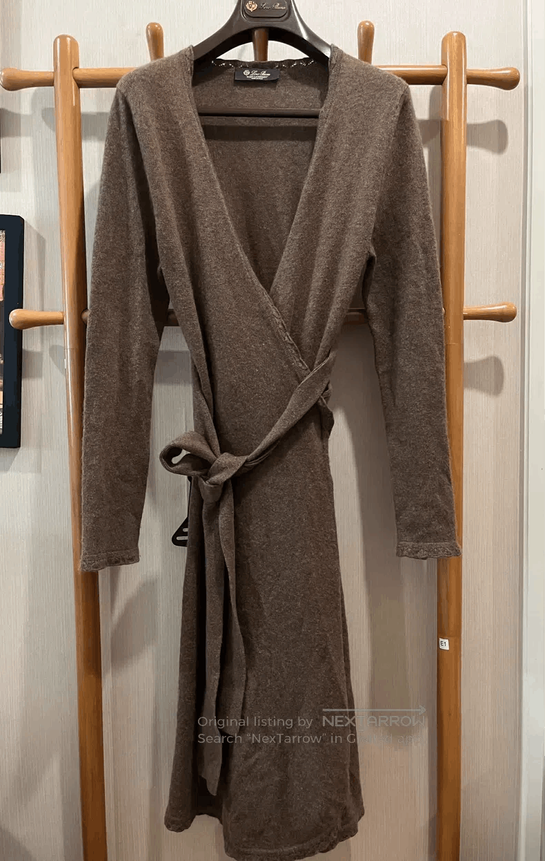 Loro Piana Loro Piana Baby Cashmere Tie Belt Long Cardigan Jacket Size S / US 4 / IT 40 - 1 Thumbnail