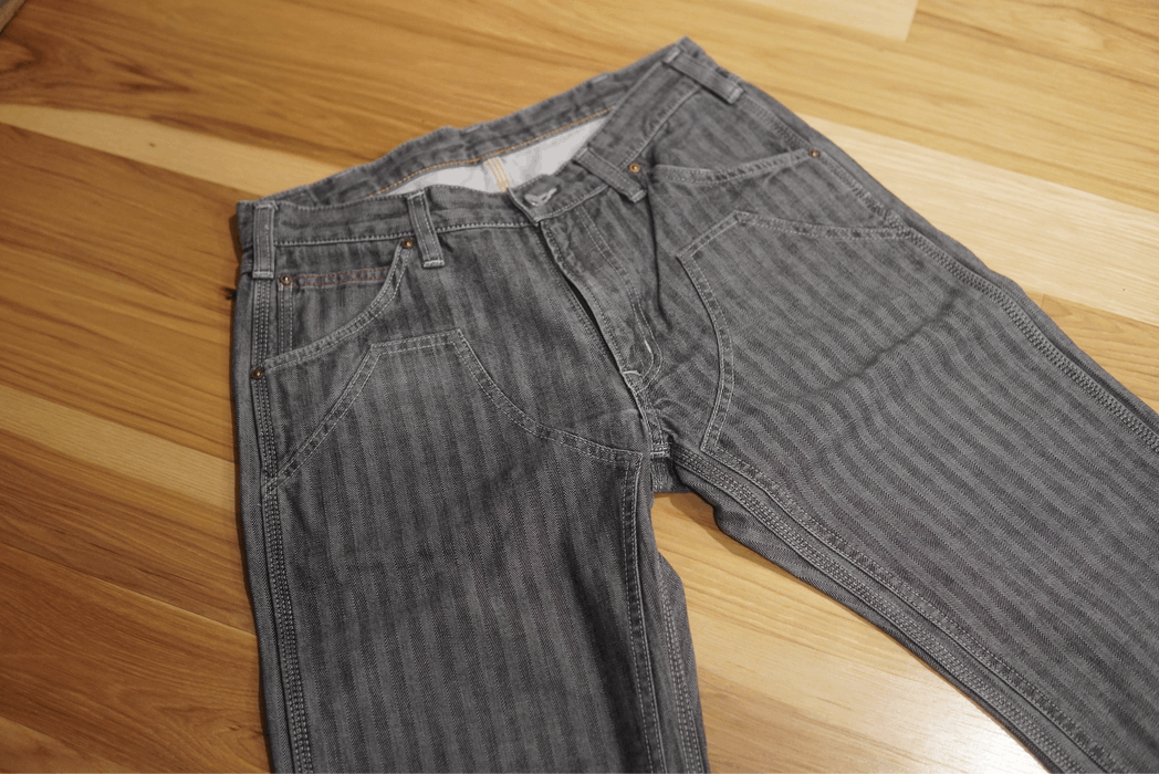 Iron Heart Herringbone Double Knee Grailed