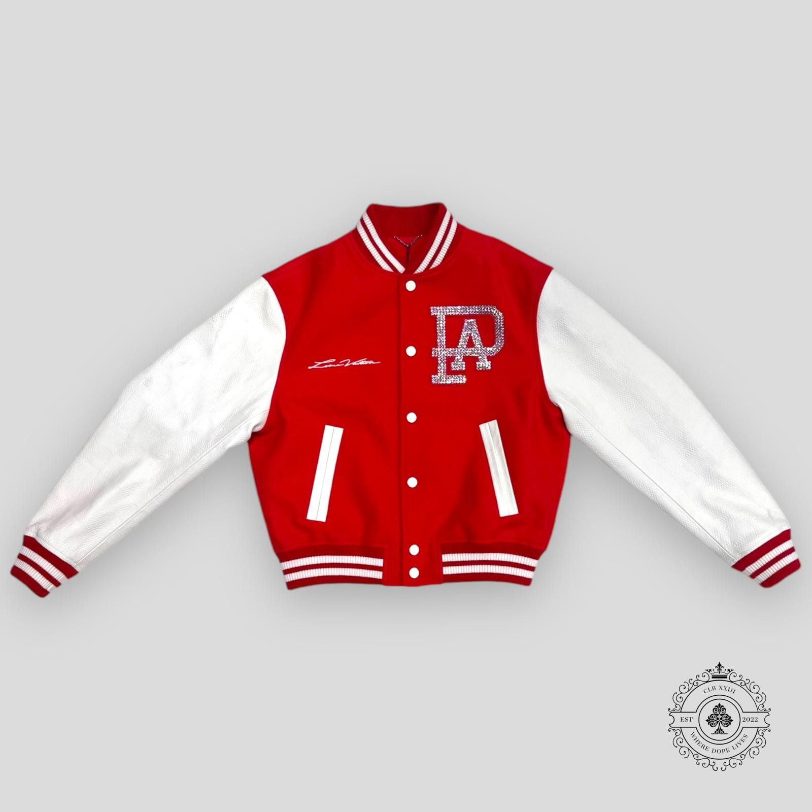 Louis Vuitton Louis Vuitton Mix Leather Varsity Blouson Size ONE SIZE - 1 Thumbnail