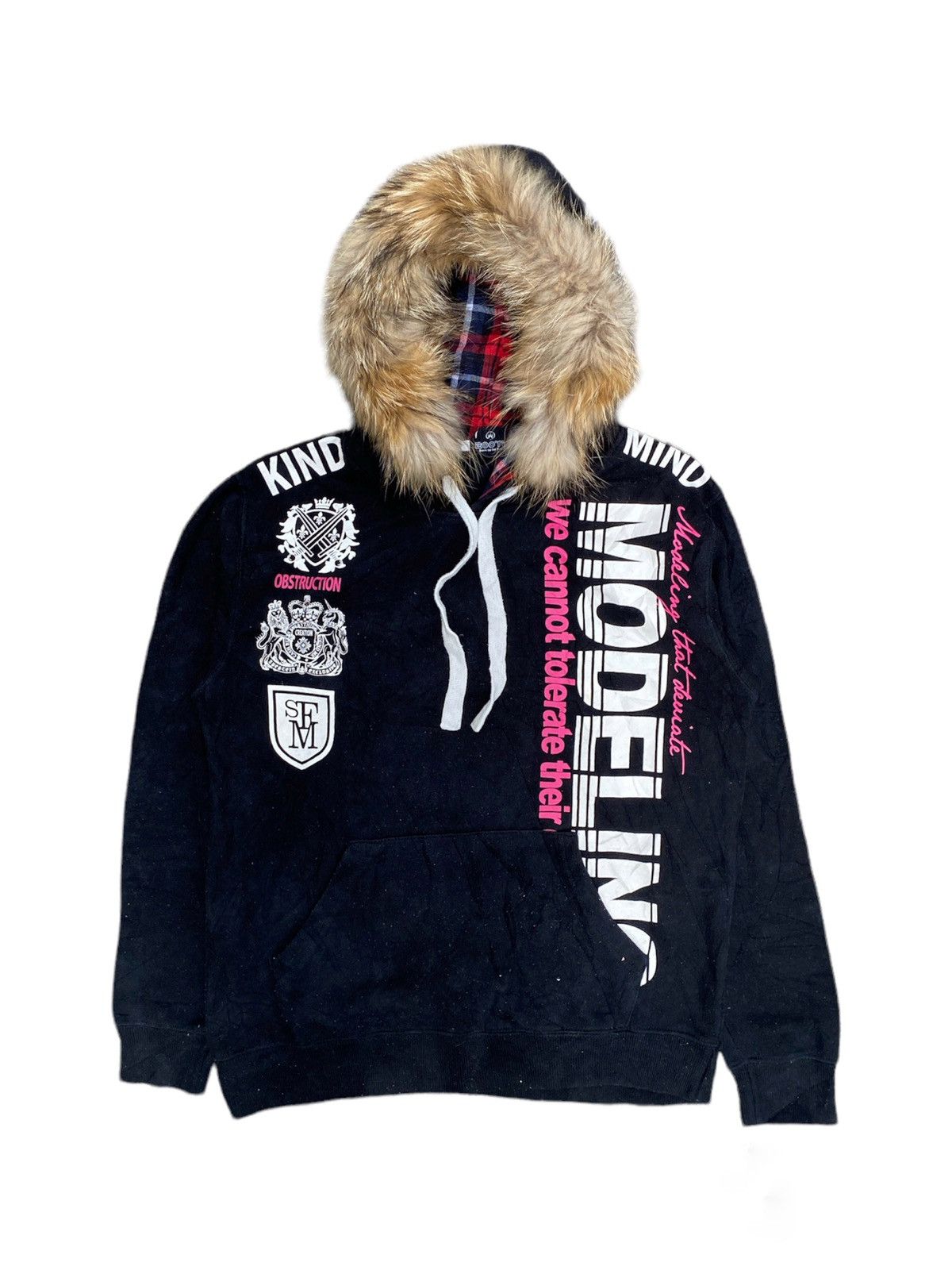 Hysteric Glamour × If Six Was Nine × Le Grande Bleu (L.G.B.) Japanese Booth Fur Hoodie Poem Seditionaries Size US M / EU 48-50 / 2 - 1 Thumbnail