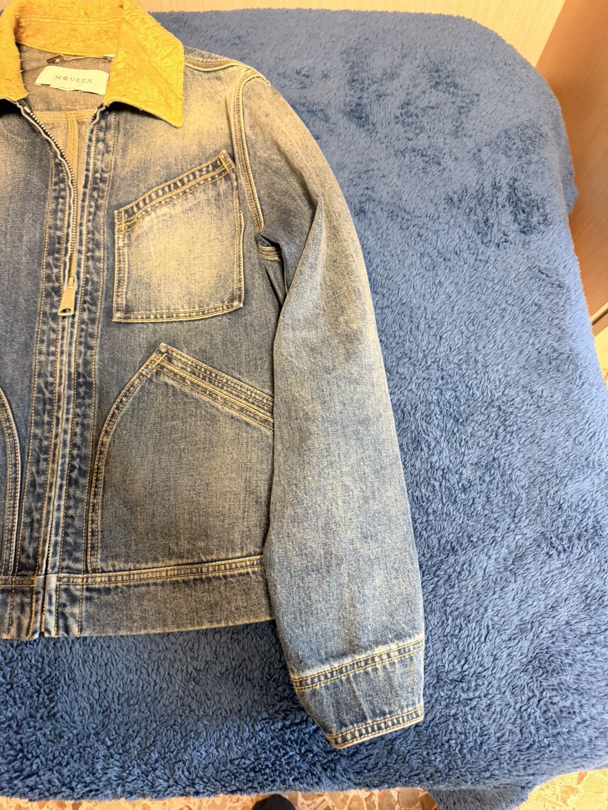 Alexander McQueen ALEXANDER MCQUEEN GIACCA DENIM WORKWEAR Size US S / EU 44-46 / 1 - 5 Thumbnail